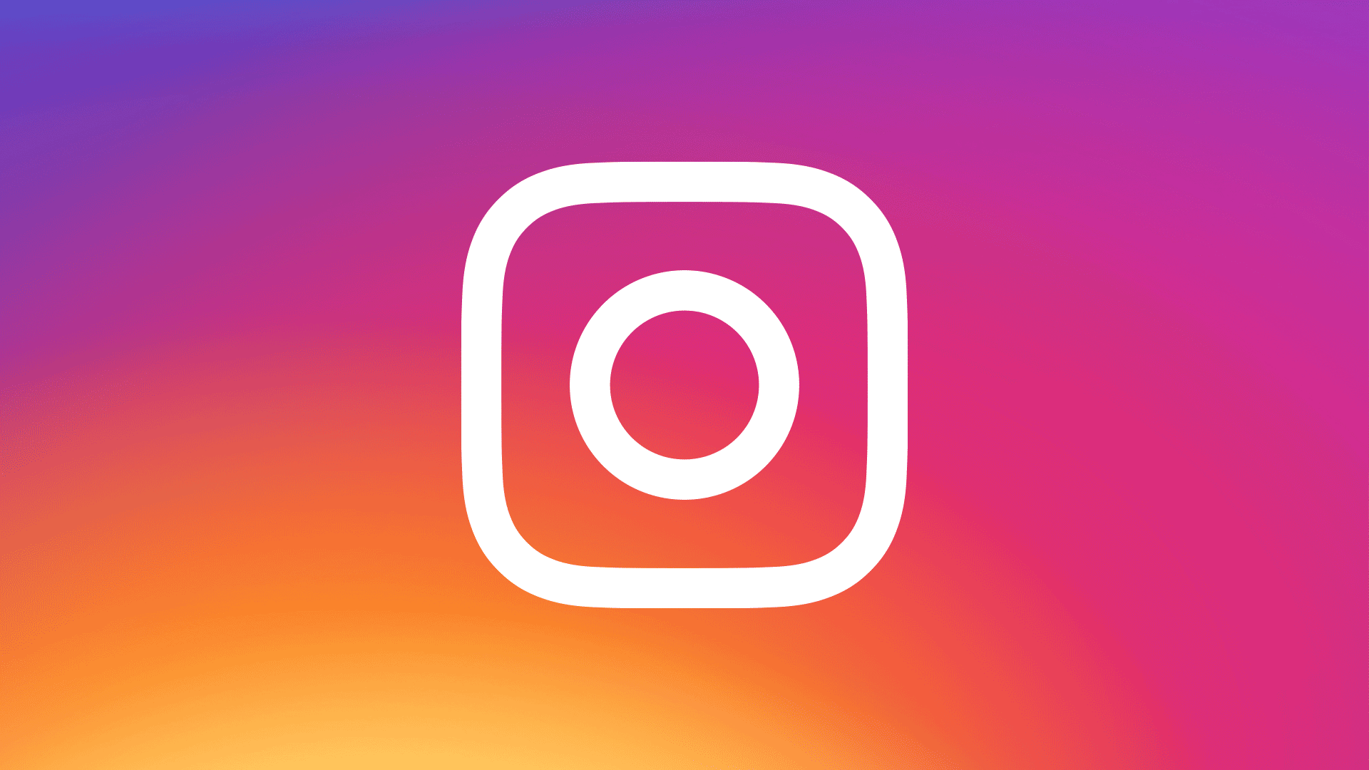 Illustration of the Instagram logo with the light blinking as if it's recording.