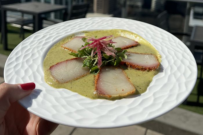 Fahrenheit Seared Yellowtail Sashimi