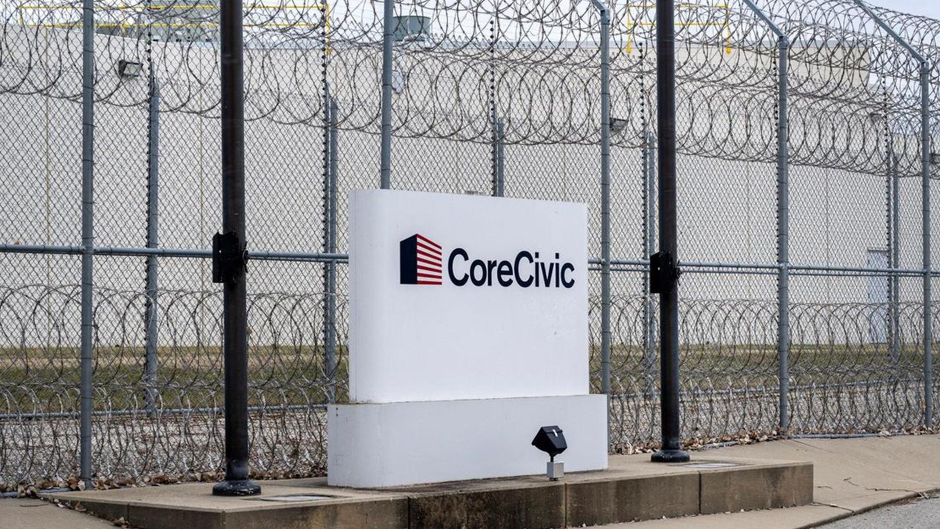 CoreCivic Midwest Regional Reception Center, formerly Leavenworth Detention Center, at 100 Hwy Terrace is seen on March 3, 2025, in Leavenworth, Kansas. 