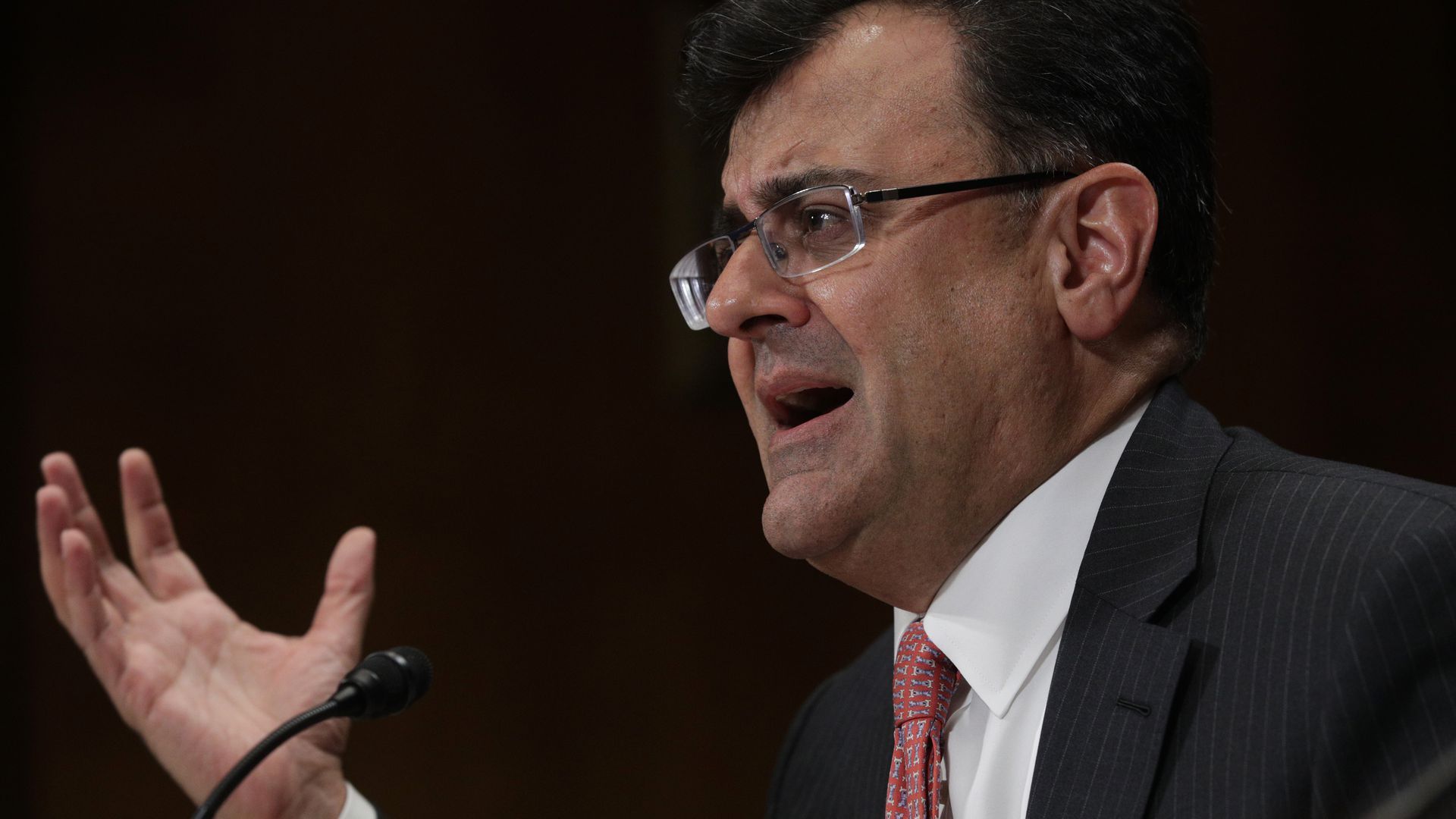 Google's Karan Bhatia at Senate Judiciary hearing.