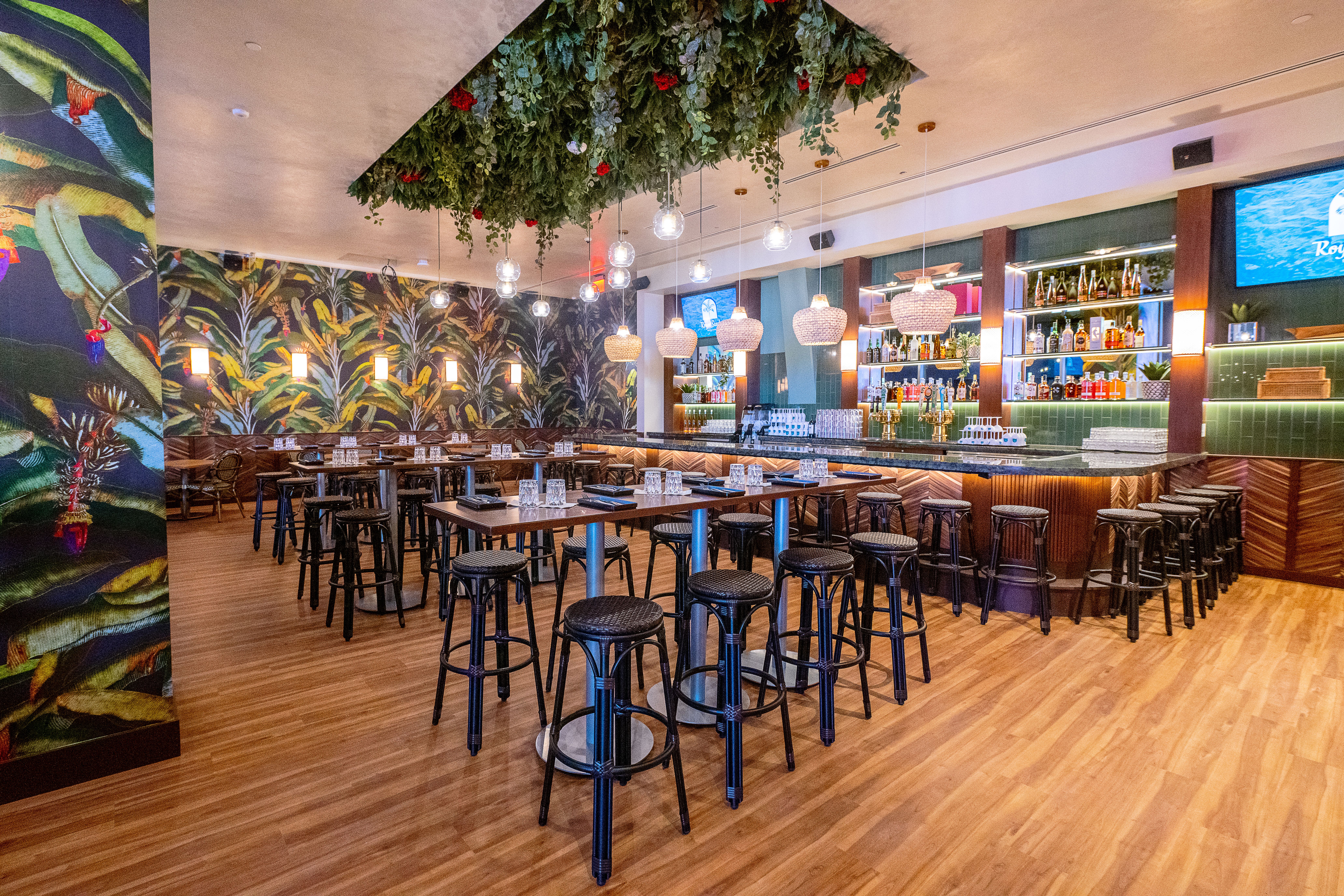 The Palm Bar at Royal Sands Social Club