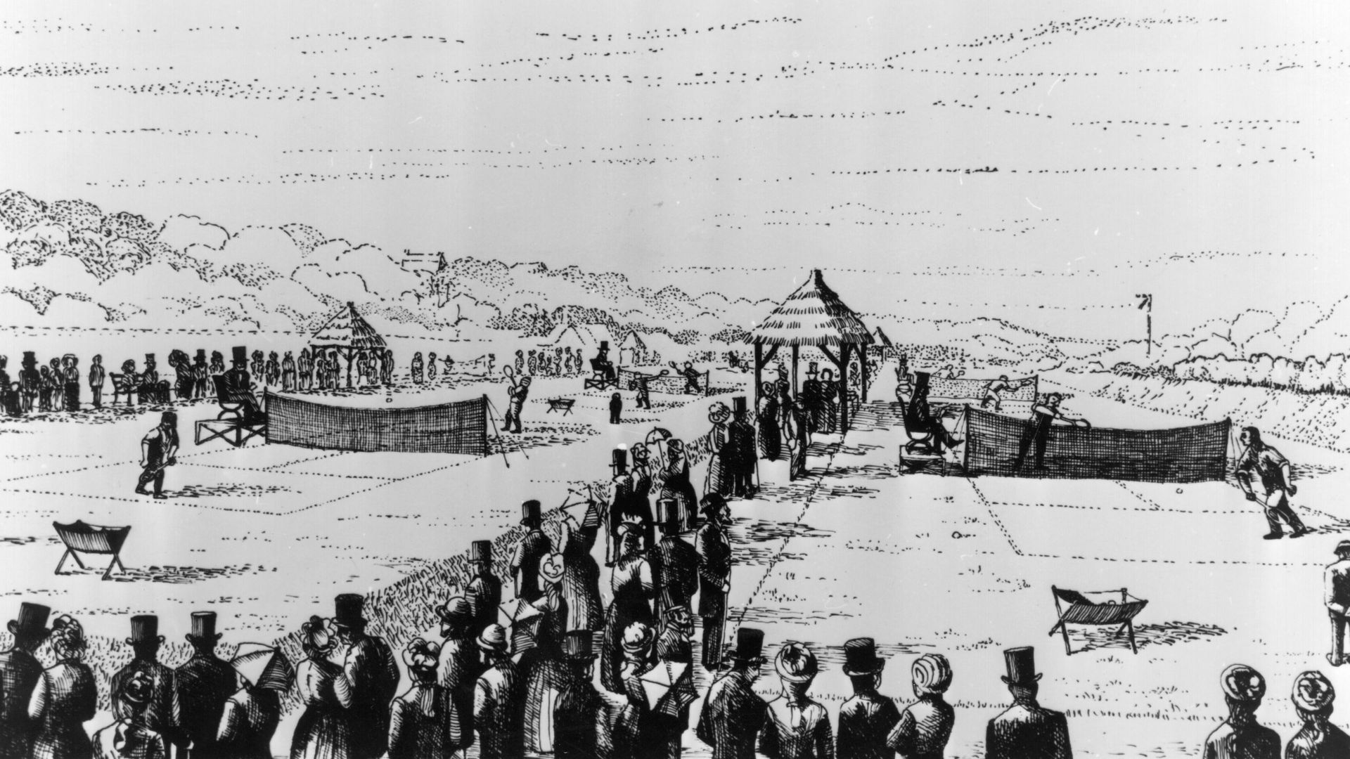 The first Wimbledon tournament