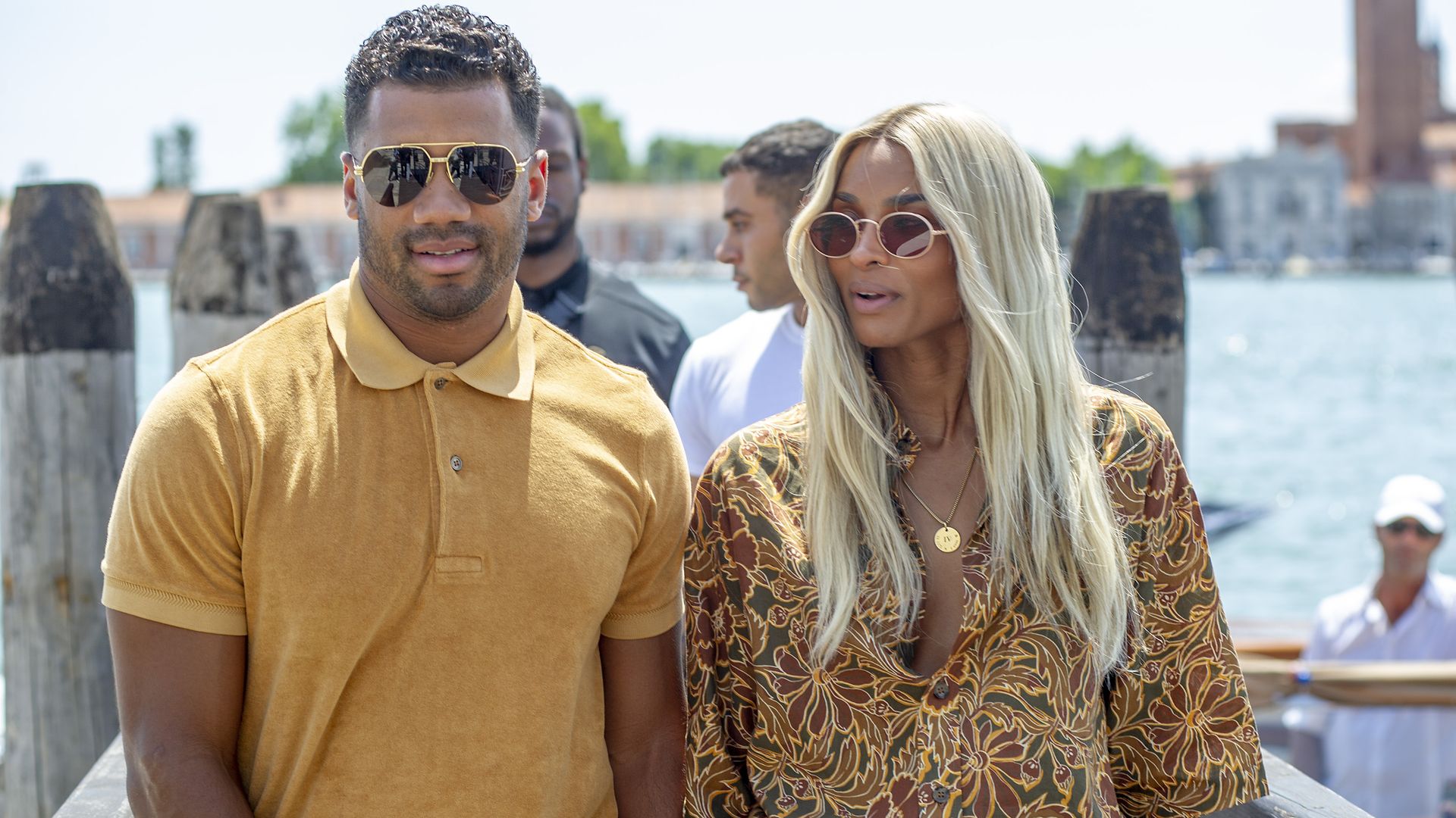 Russell Wilson and Ciara