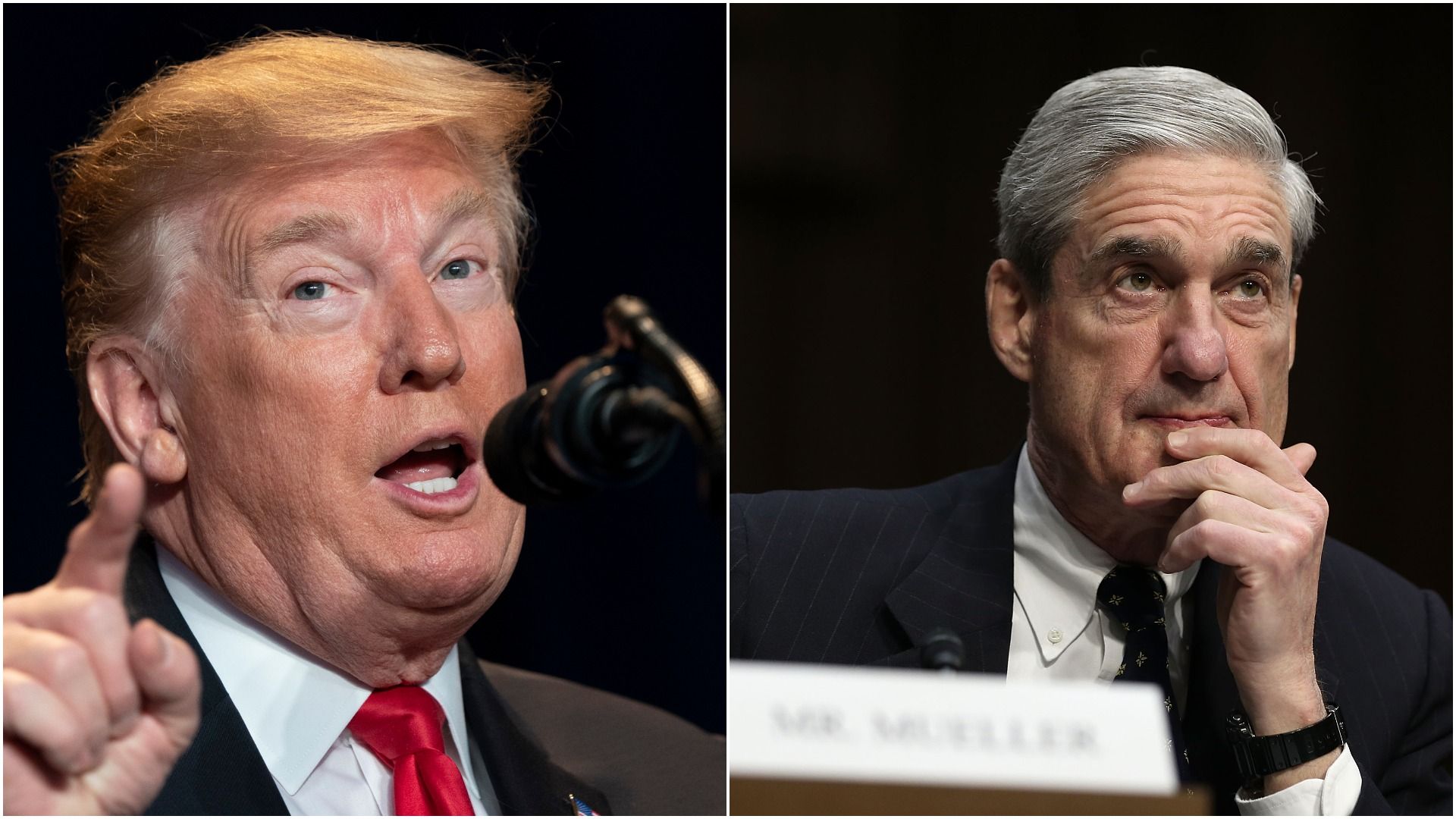President Trump and Robert Mueller