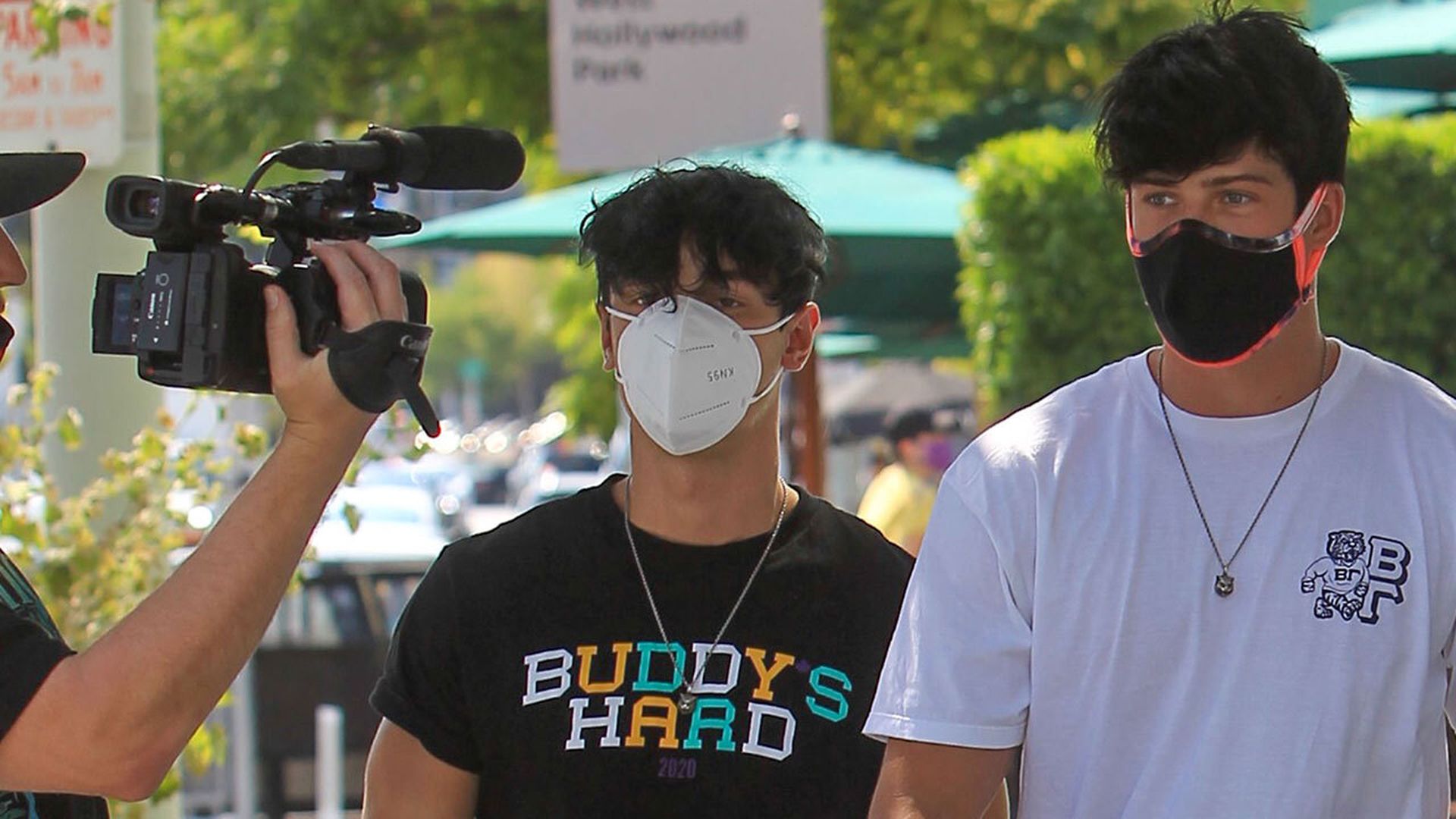 TikTok celebrities Bryce Hall and Blake Gray