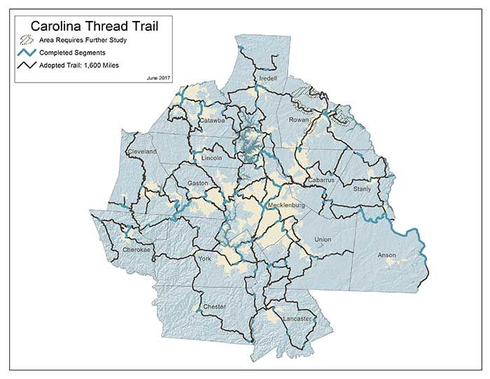 The Carolina Thread Trail is on the cusp of being a regional attraction ...