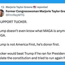 MTG pushes Tucker 2028