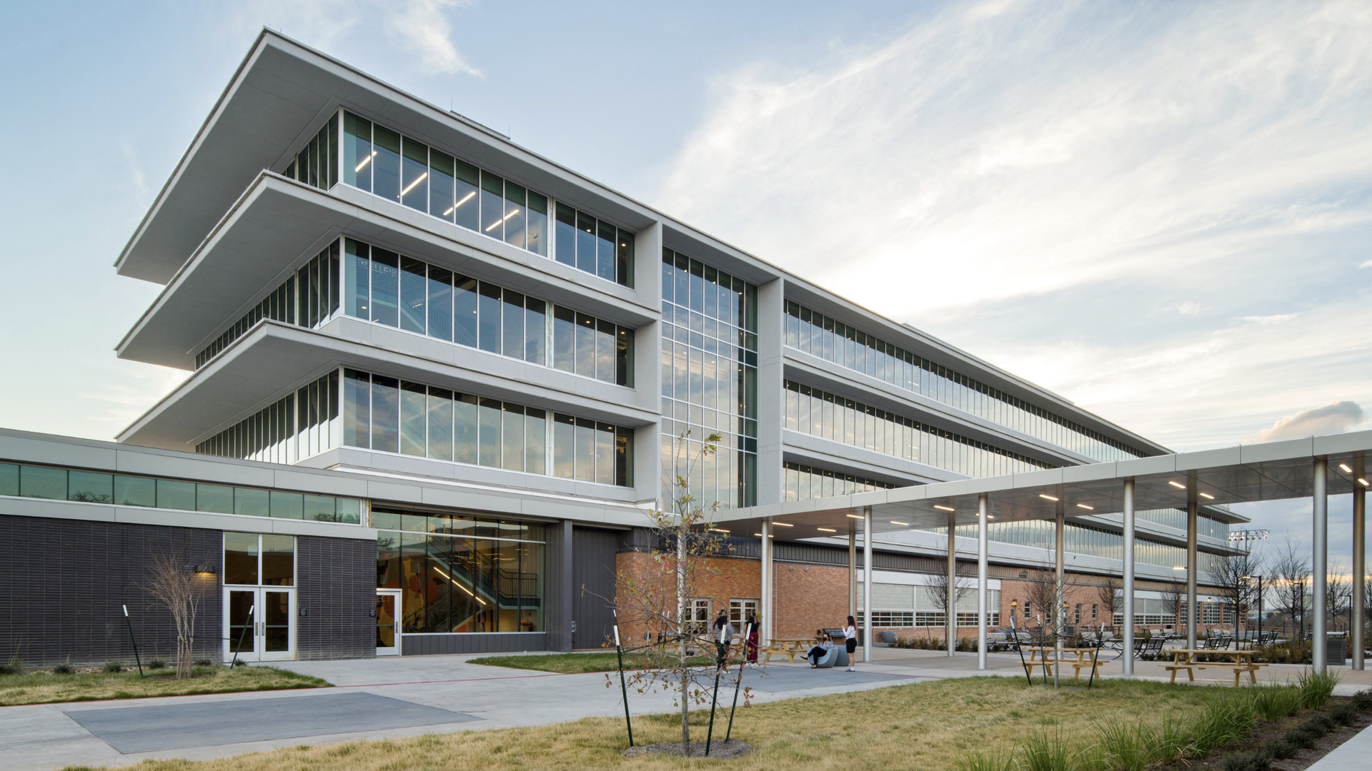 An image of Eastside High School in Austin