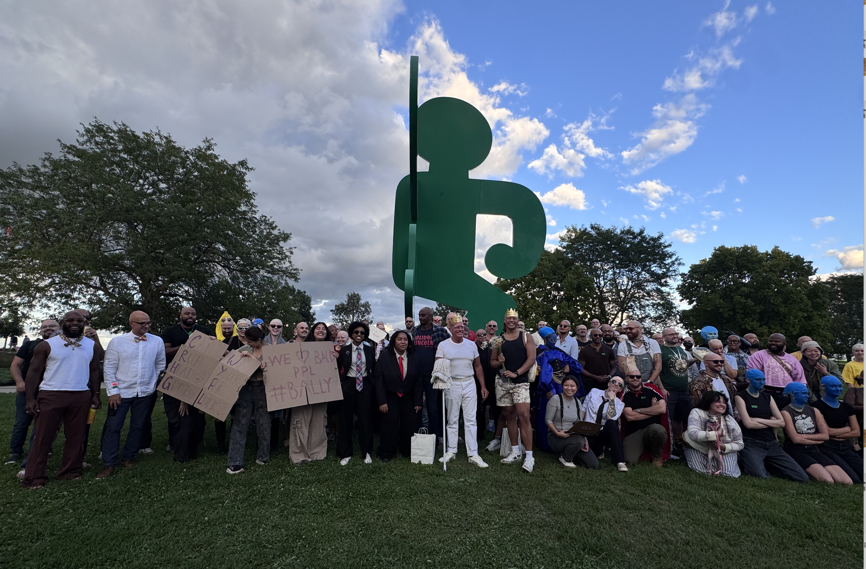 Chicago Bald-Off competition.