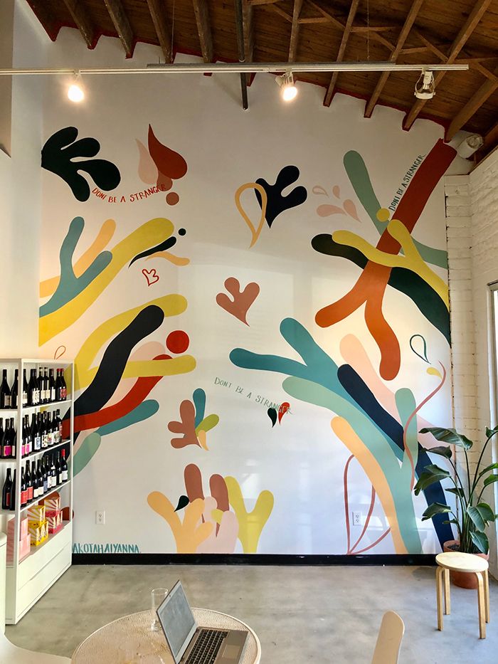 mural inside stable hand south end charlotte