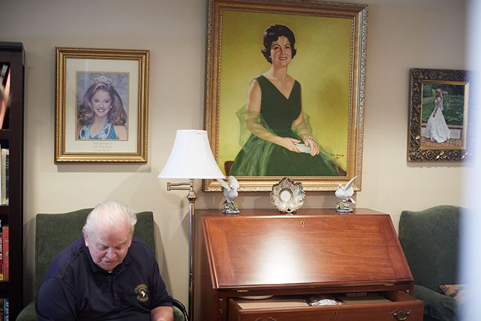 WWII Veteran Eugene "Doc" Deibler at his south Charlotte home