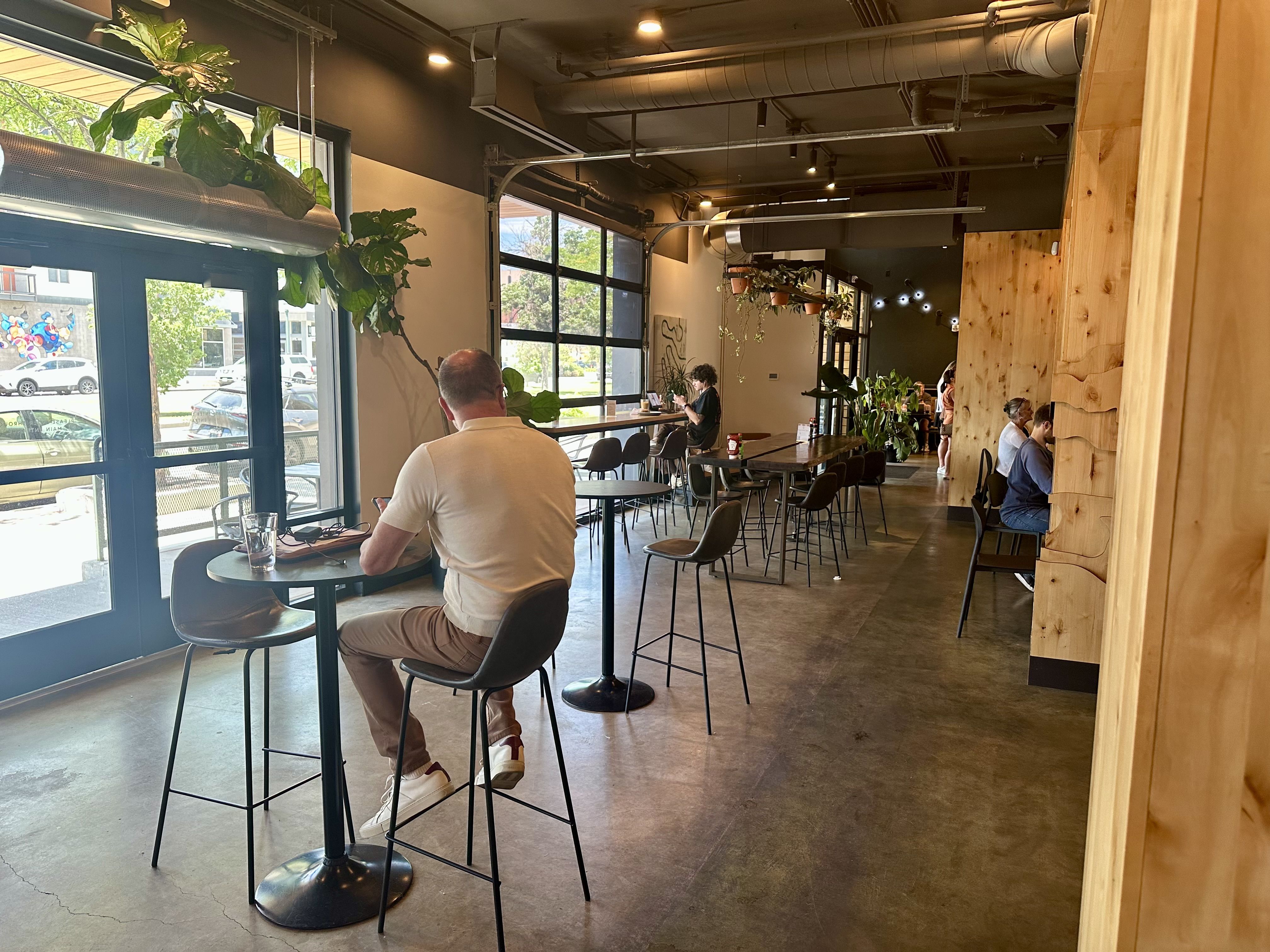 Homa Cafe + Bar at Kinship Landing in Colorado Springs. Photo: John Frank/Axios
