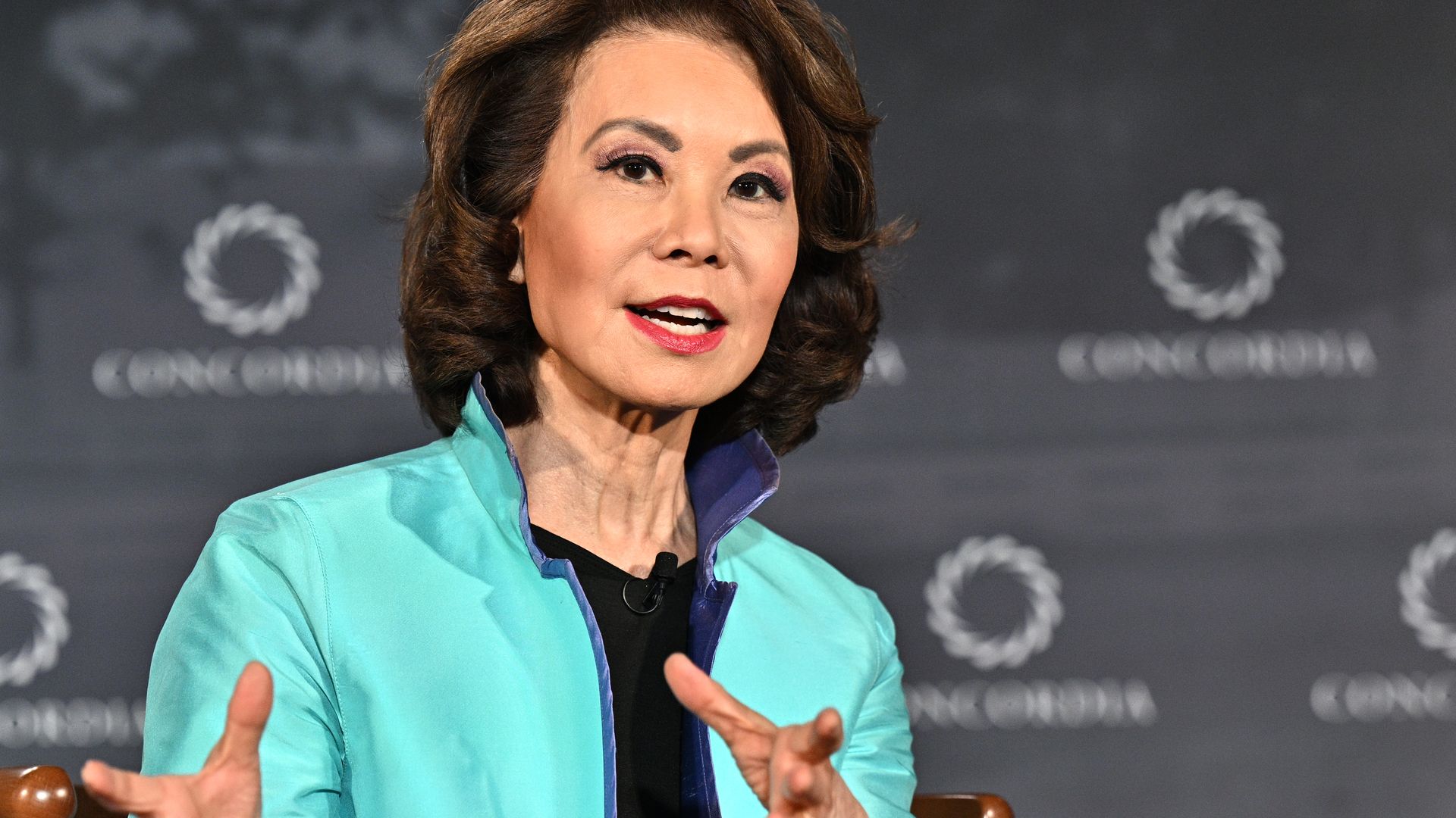 Elaine Chao speaking.