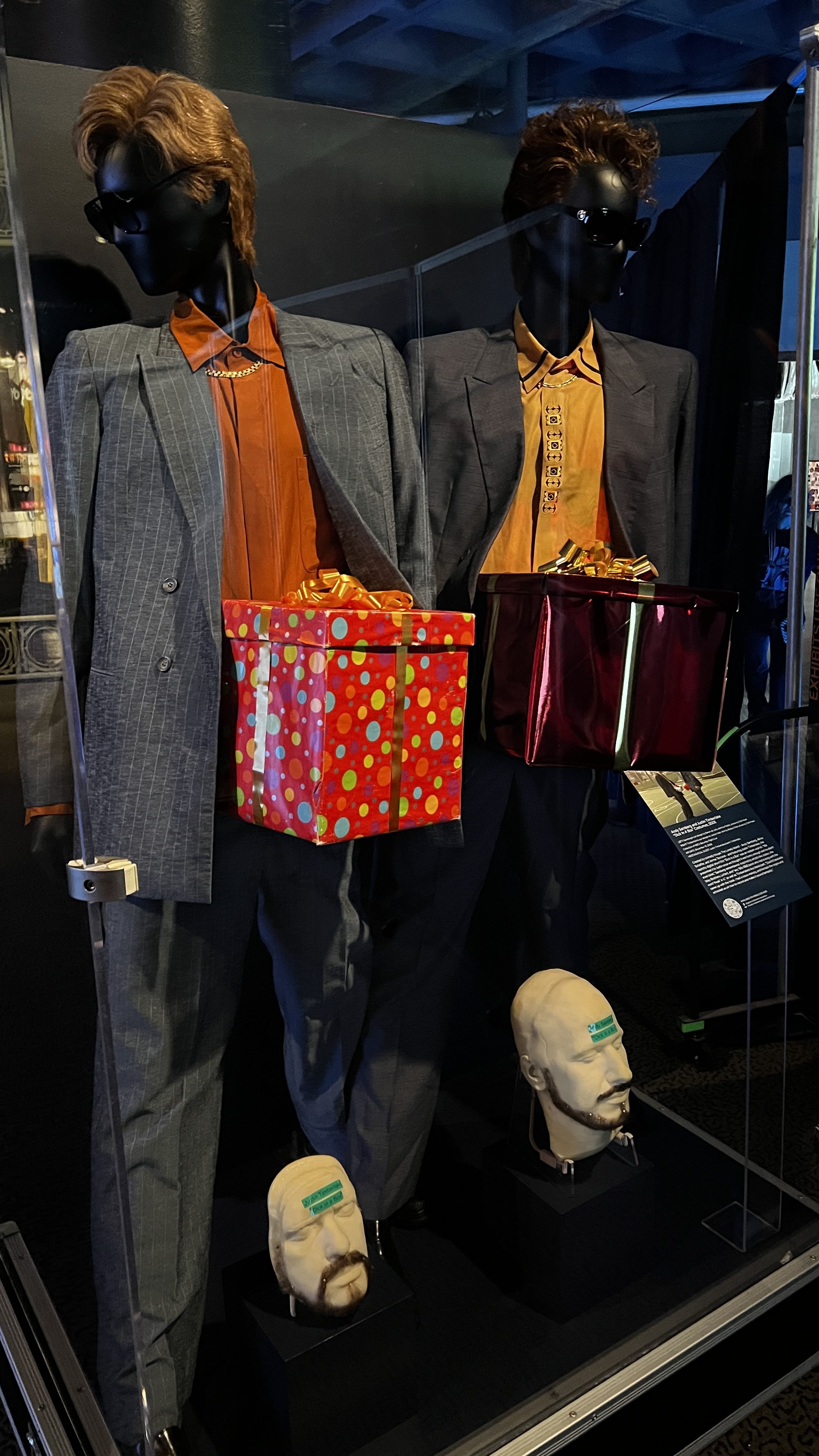 The outfits from SNL's "D--k in a Box sketch.