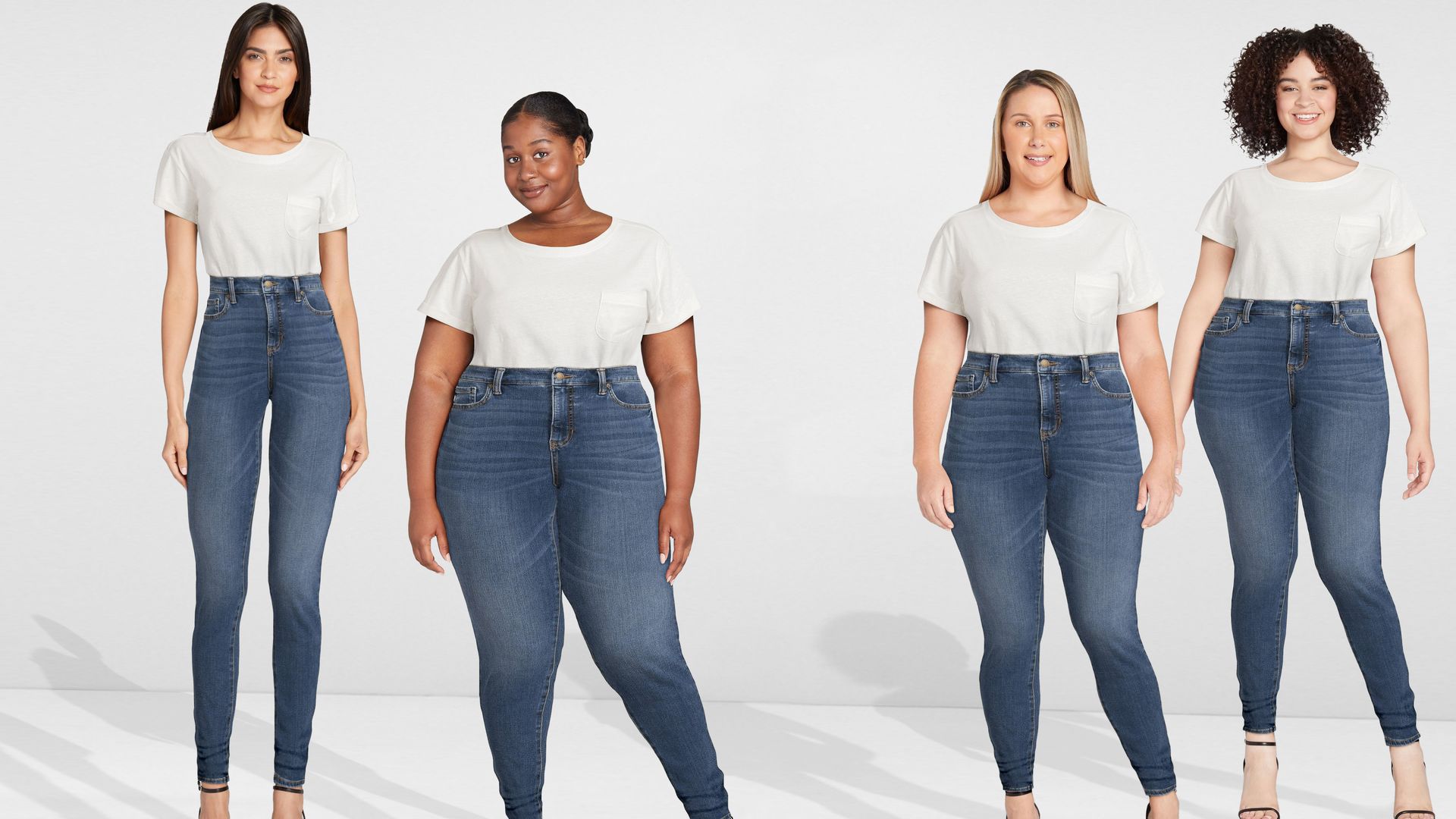 Models with different body types will be in Walmart's virtual fitting room. 