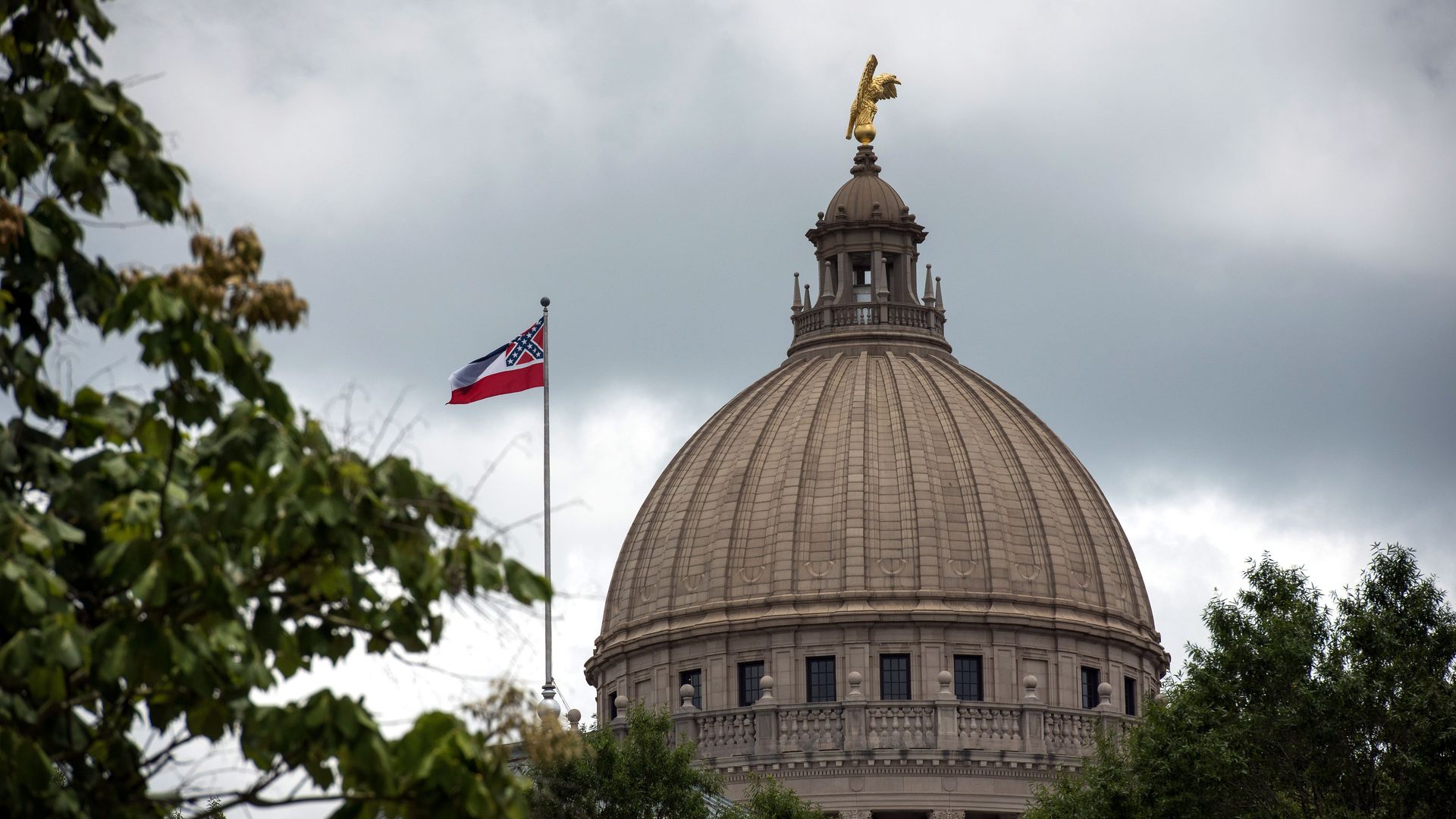 The Mississippi State Capitol building in Jackson.