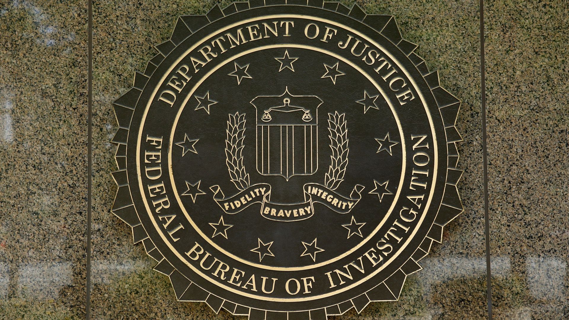 The FBI seal.