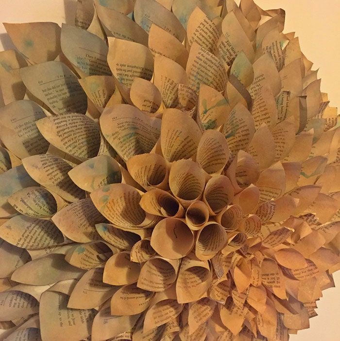 Book-page-wreath