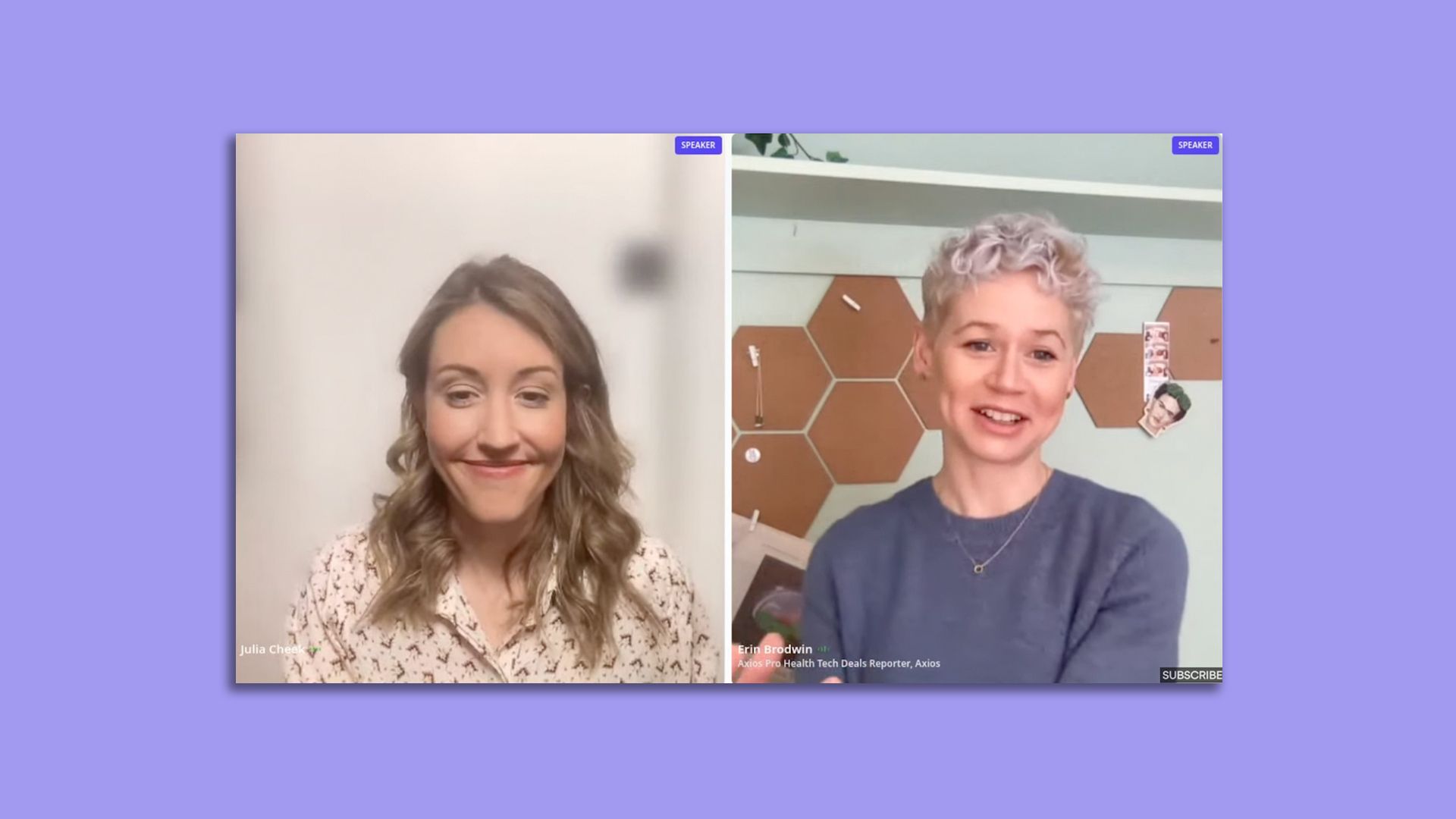 Axios Pro's Erin Brodwin has a live virtual conversation with Everly Health's Julia Cheek