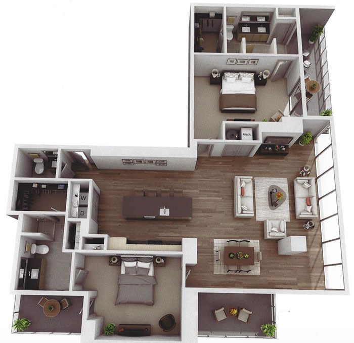 Museum-Tower-apartment-large-2-bedroom-apartment-layout-charlotte