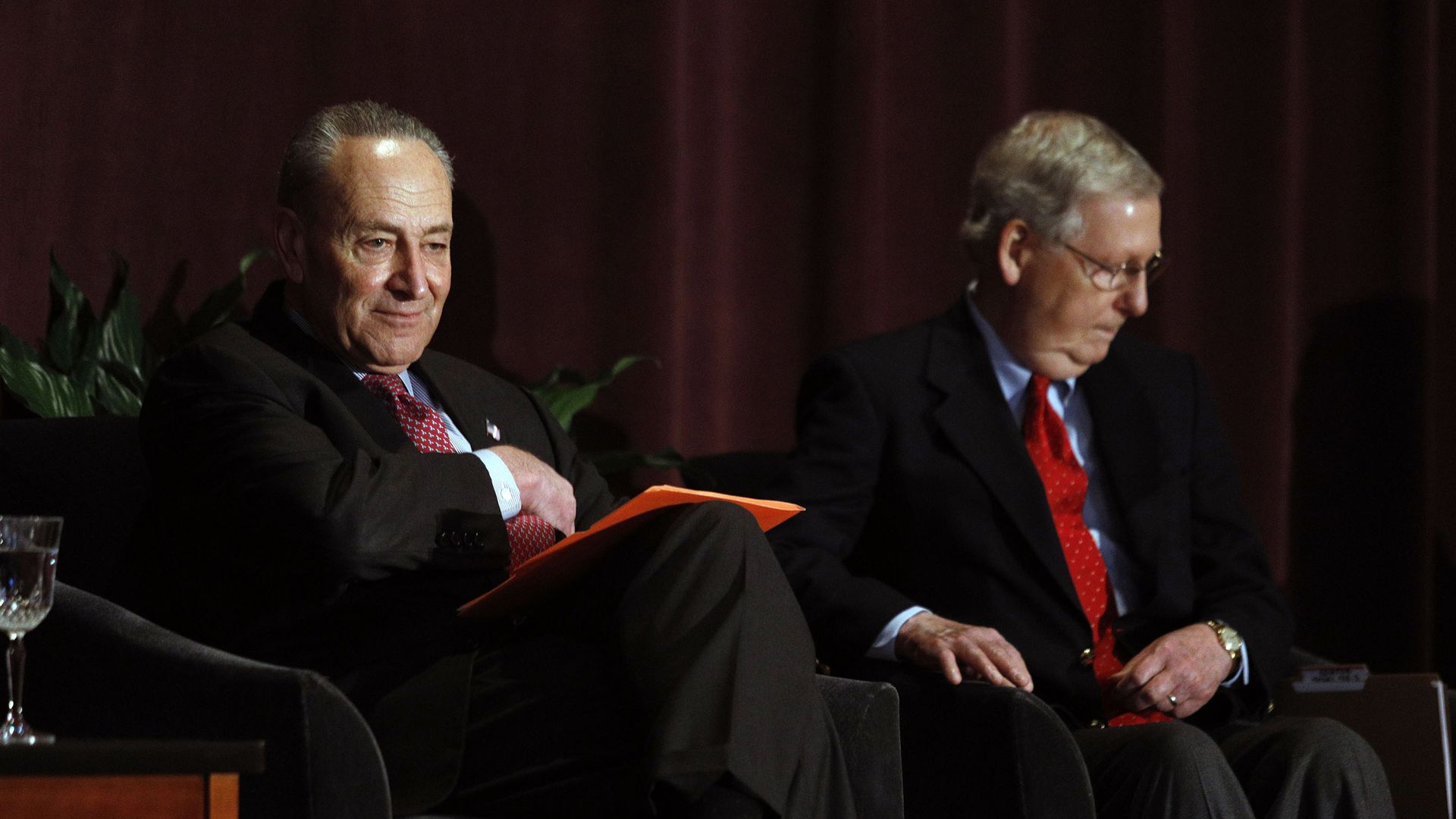 Chuck Schumer and Mitch McConnell