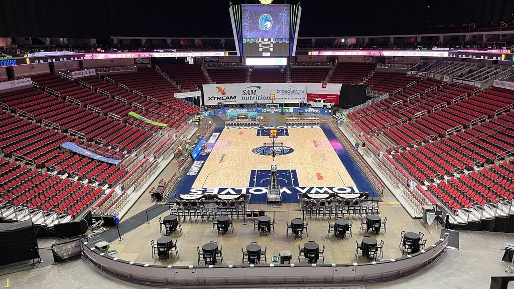 Plush courtside seating is en route for the Iowa Wolves Axios Des Moines