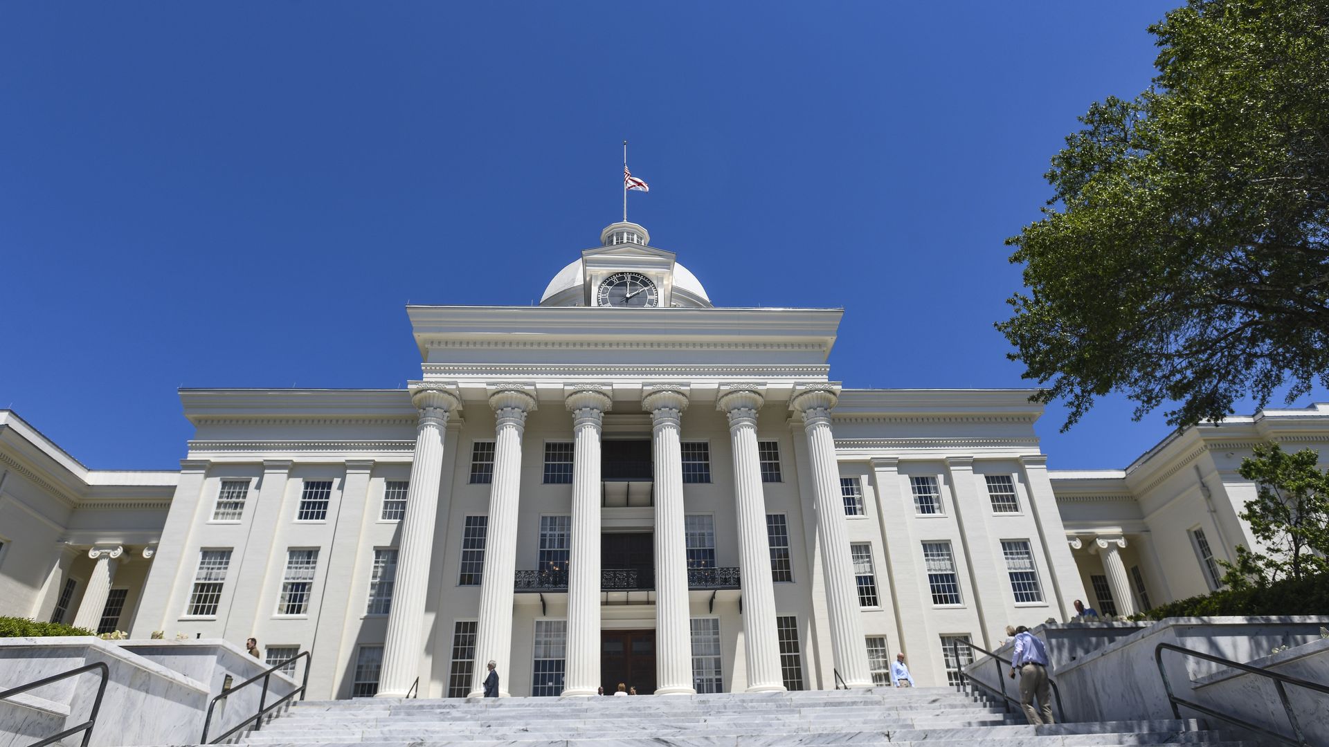 A view of the Alabama State Capitol in May 2019.
