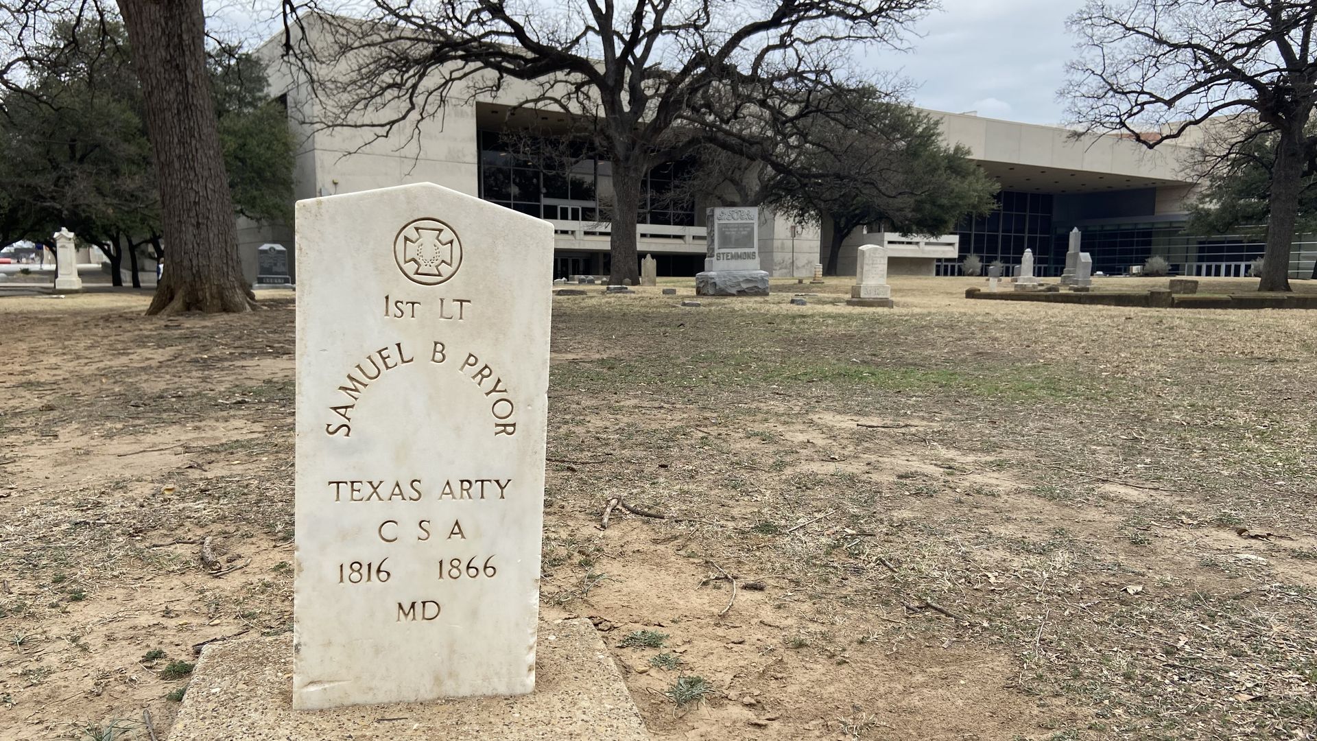 The grave of Samuel B. Pryor
