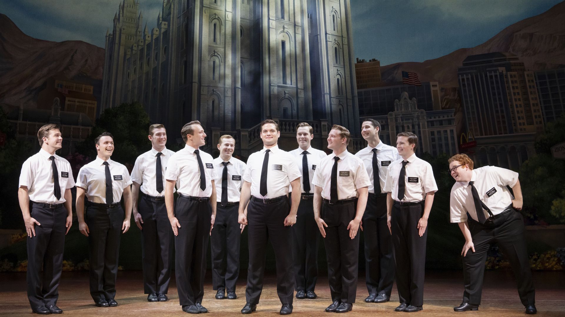 A scene from the "Book of Mormon." Photo courtesy of DCPA