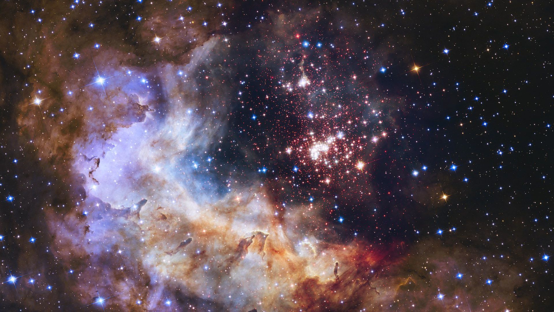 A NASA photo of a star cluster.