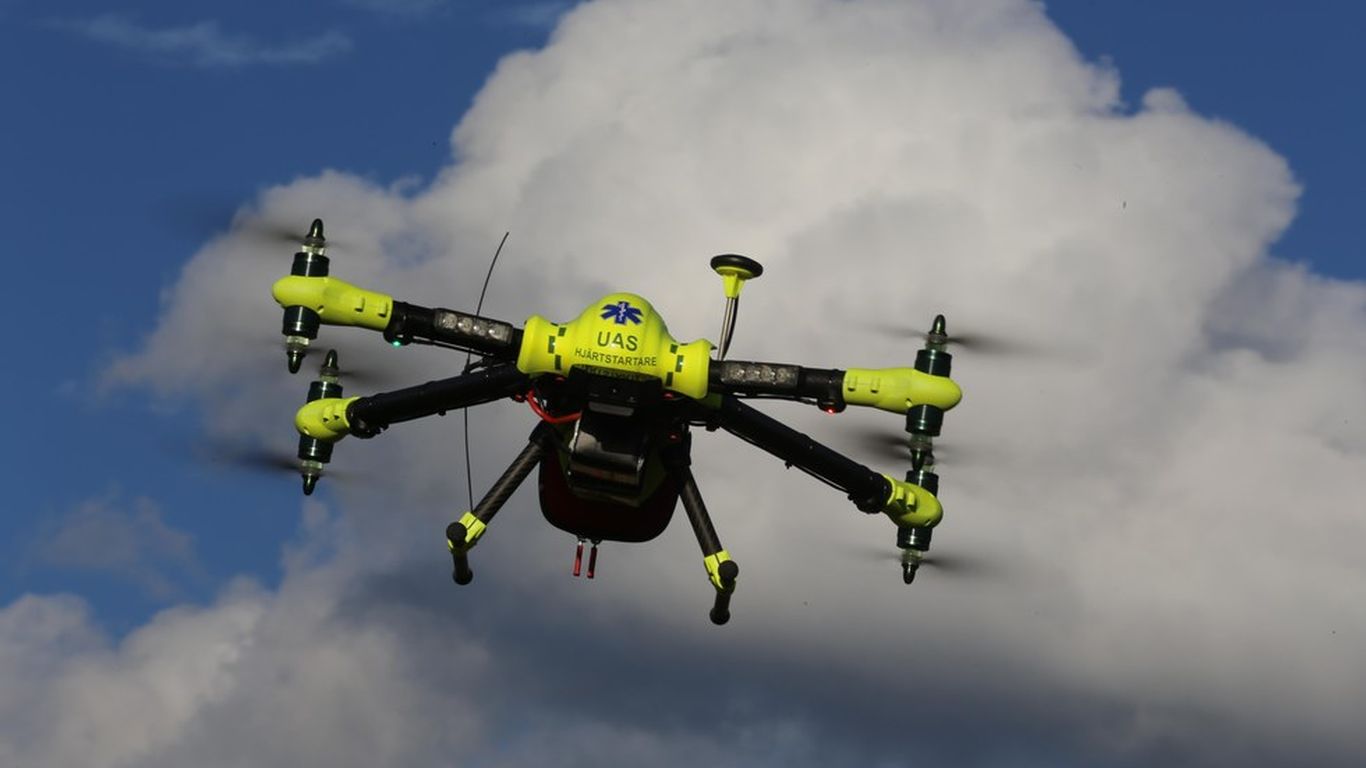 Swedish hospital tests defibrillator delivery by drone
