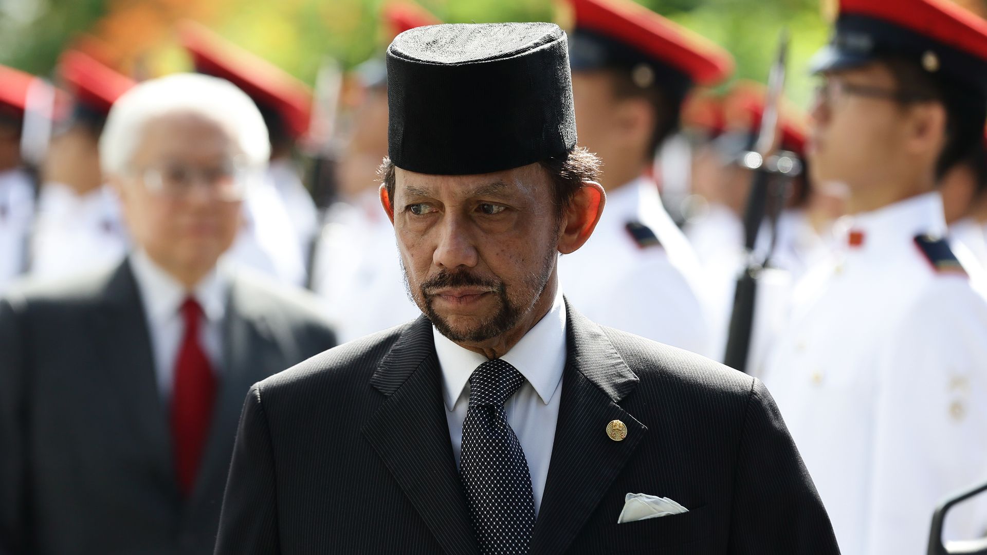 Sultan of Brunei Hassanal Bolkiah. 