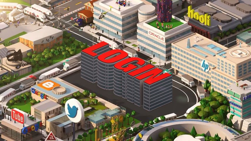An image of the Login name added to the opening credits of HBO's Silicon Valley via a free online tool