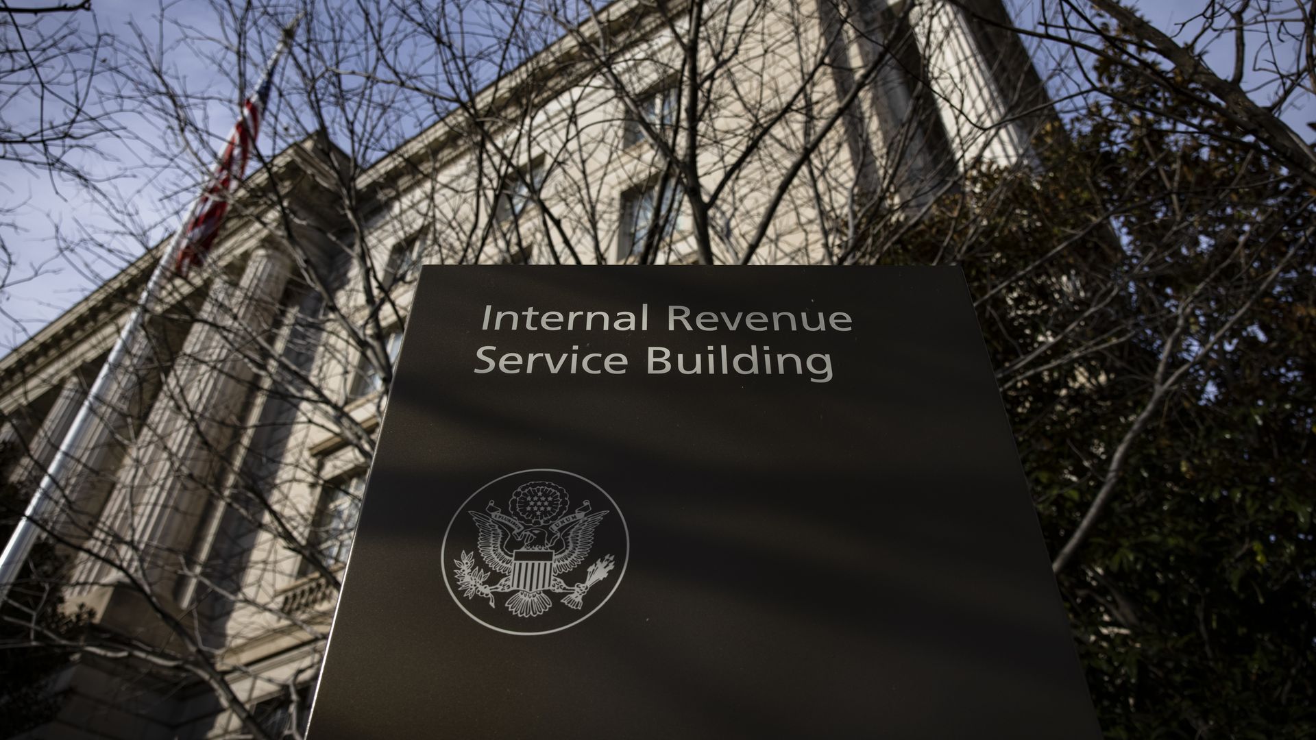 Picture of The Internal Revenue Service (IRS) headquarters in Washington, D.C.