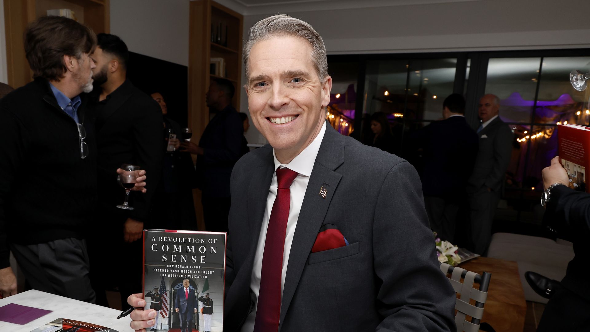 Conservative commentator Scott Jennings attends the "A Revolution of Common Sense" Book Launch at the Rainey Center on Dec. 2.