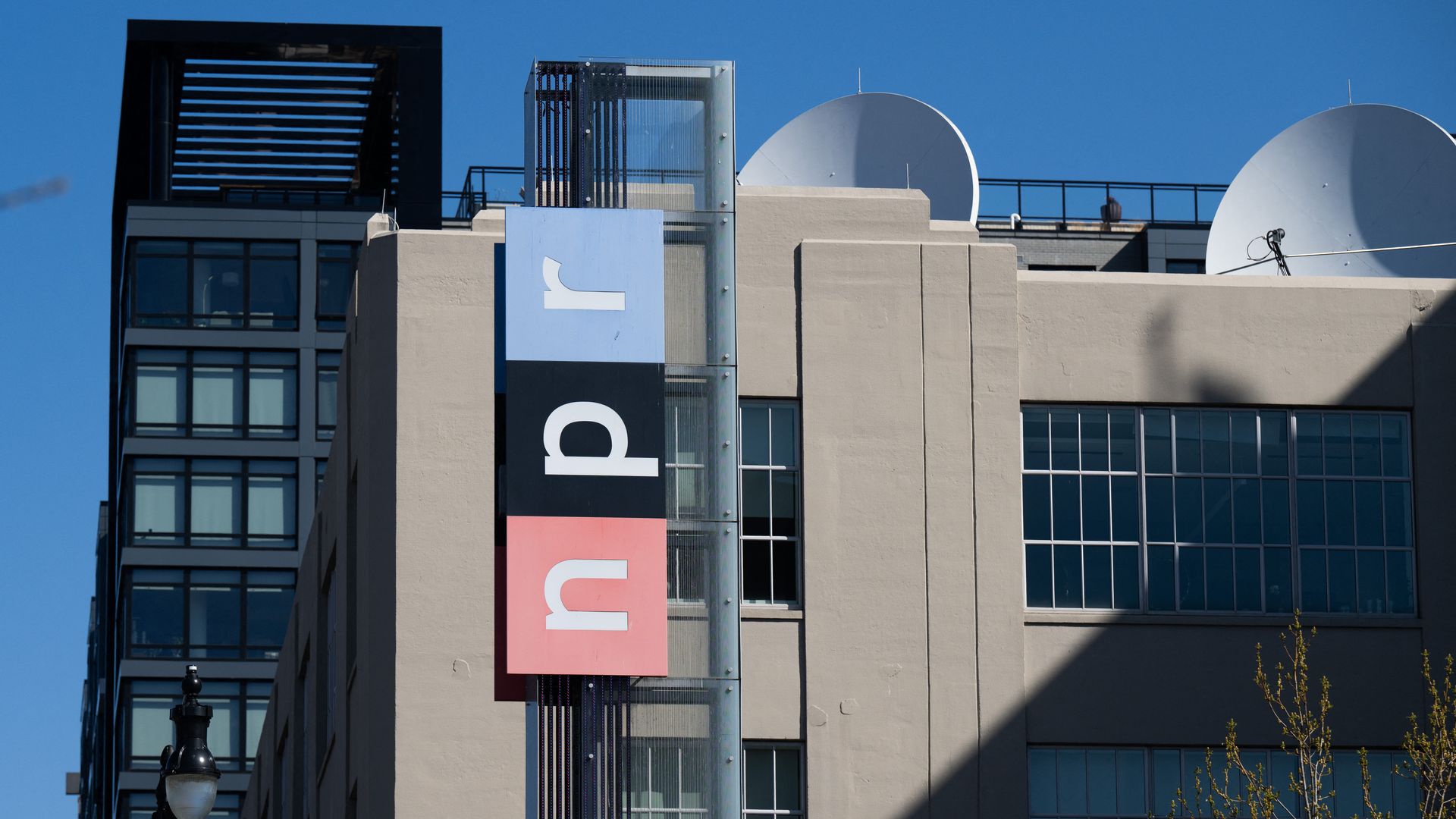 The headquarters for National Public Radio (NPR) in Washington, DC, March 26, 2025.