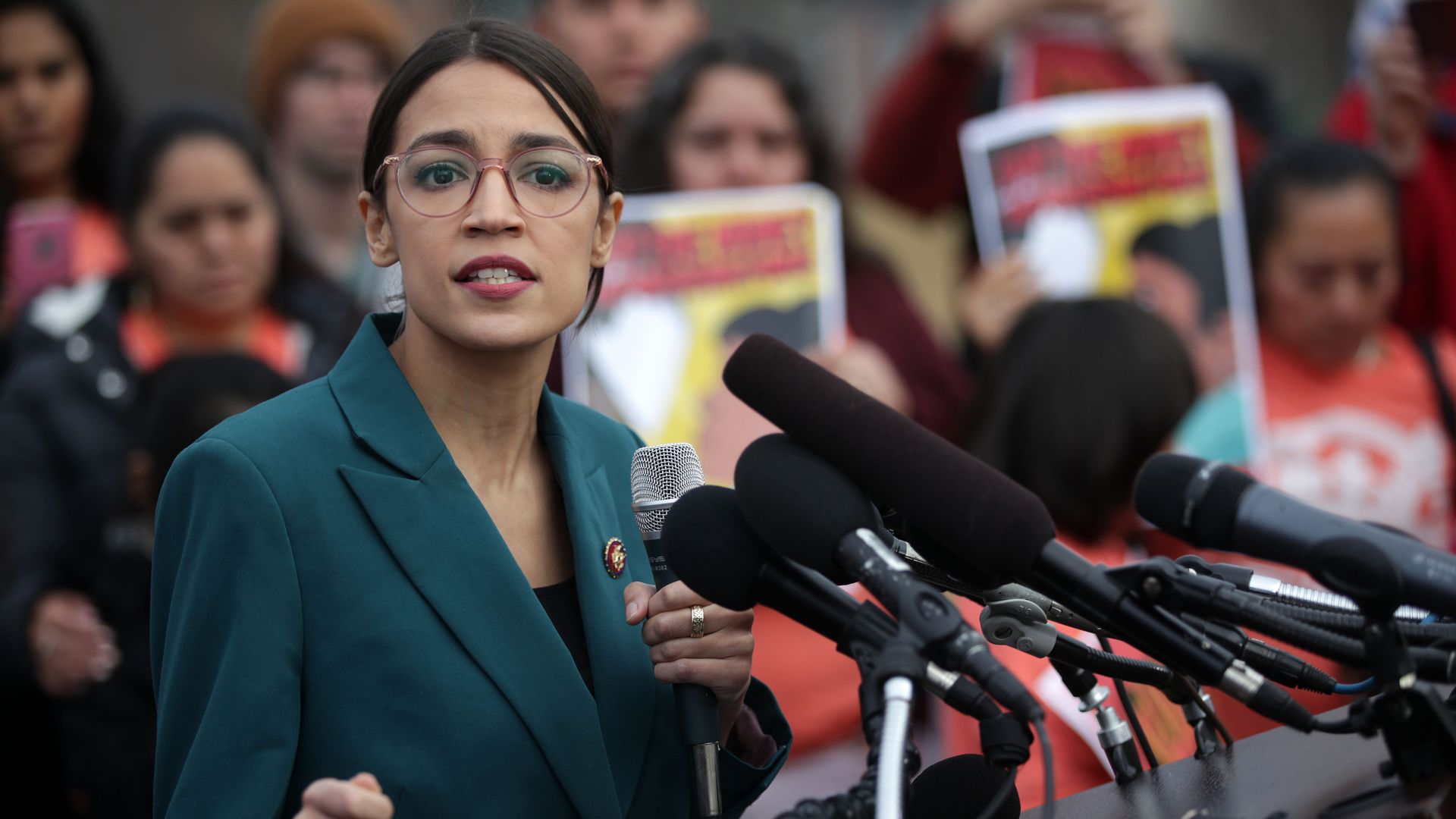 Alexandria Ocasio-Cortez.
