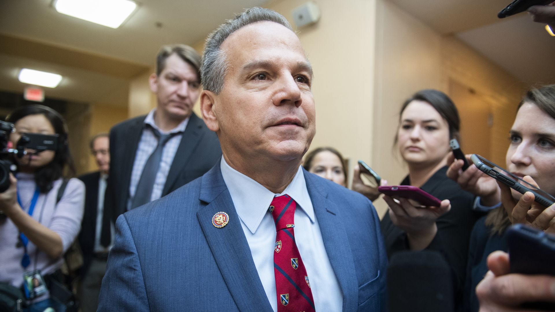 Rep. David Cicilline (D-R.I.) speaks with reporters.