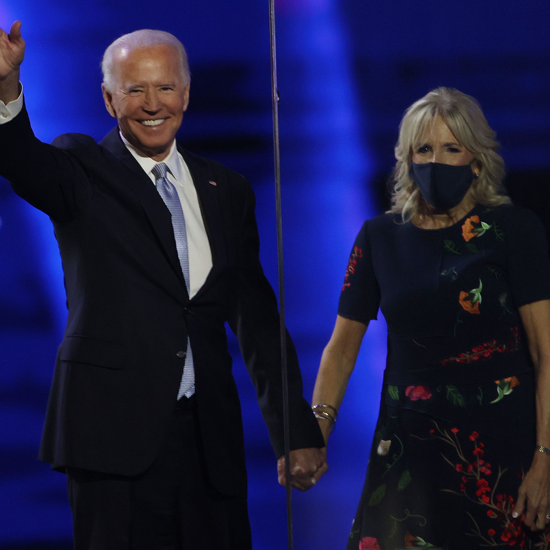 Joe Biden and his wife Dr. Jill Biden. Photo: Tasos Katopodis/Getty Images