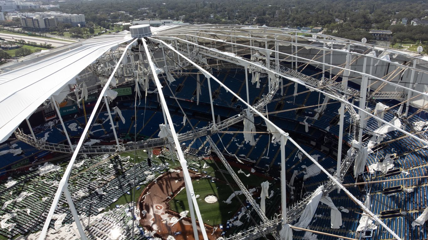 Photos: Hurricane Milton's aftermath in Tampa Bay - Axios Tampa Bay