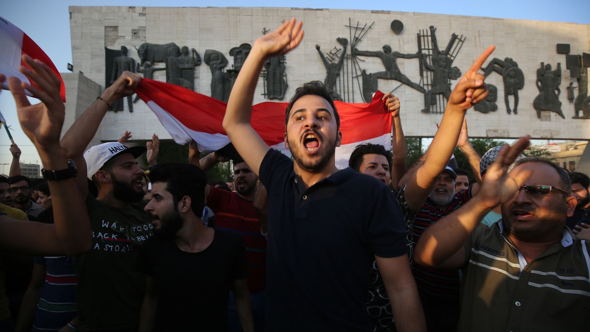A protest in Iraq