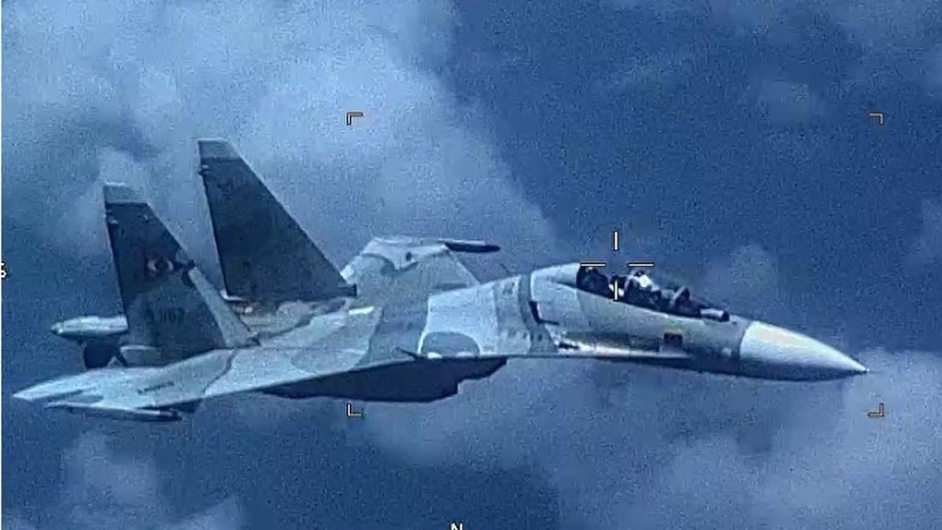 United States Southern Command image of the Venezuelan fighter jet.