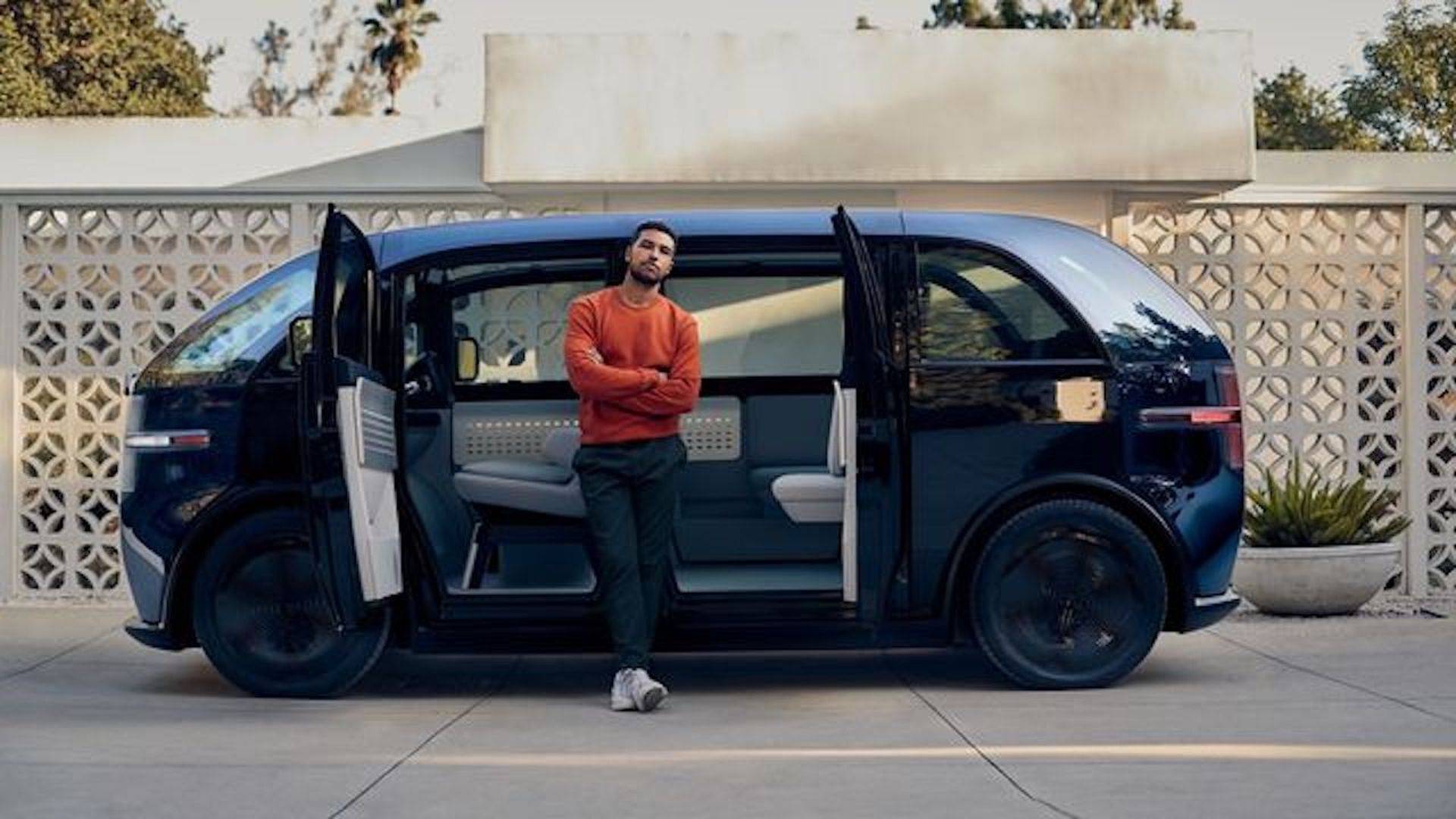 Photo of the brand Canoo's EV prototype