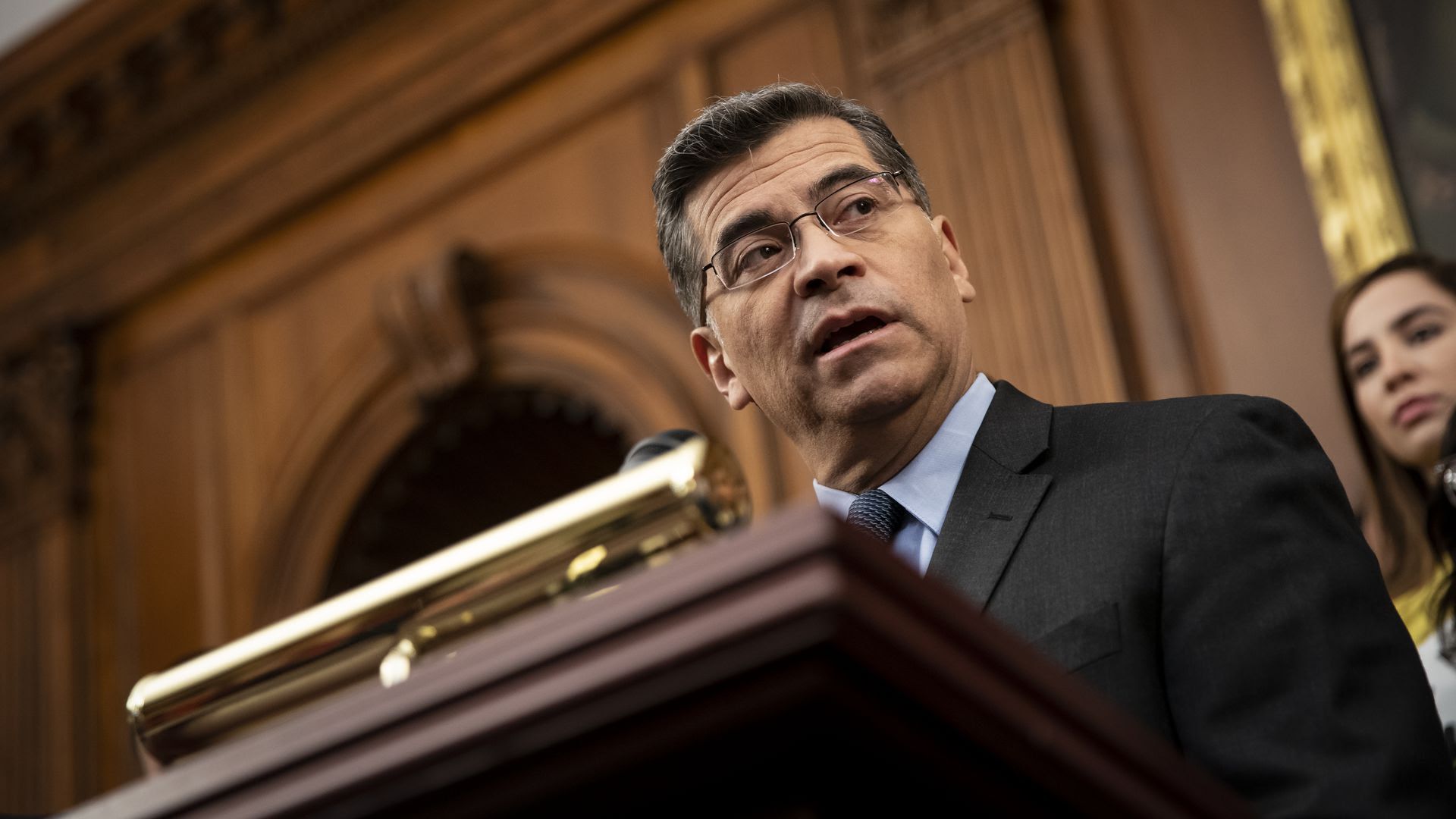 California Attorney General Xavier Becerra. 