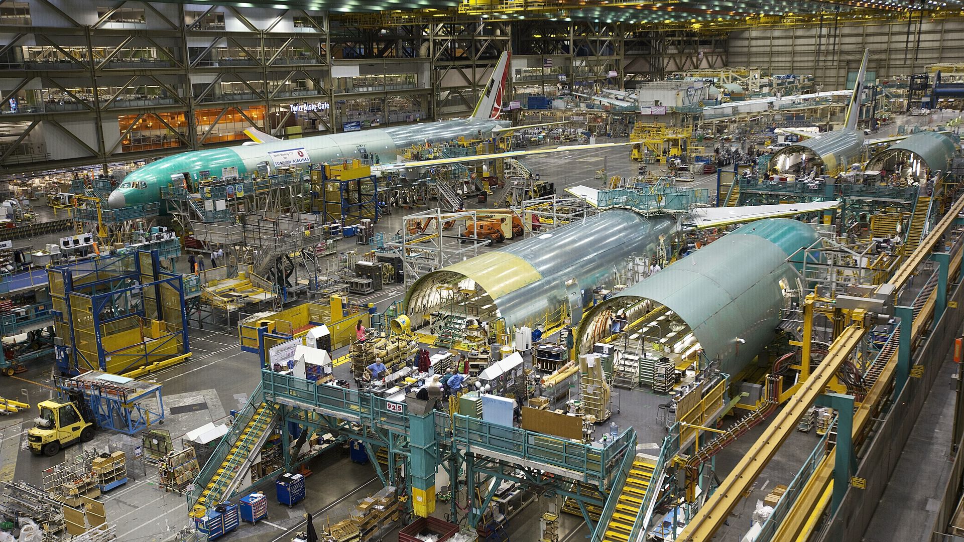 A Boeing factory