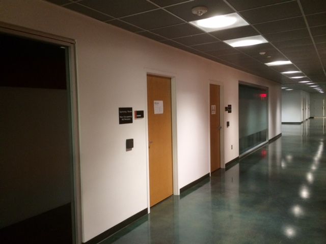 red ventures office hallway