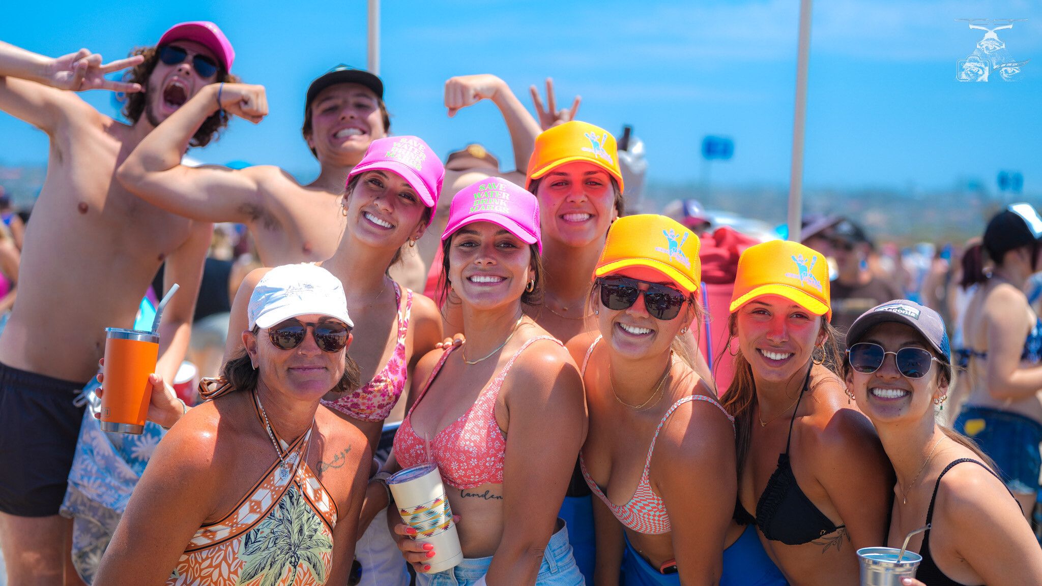 Photos: Over the Line tournament draws thousands to San Diego beach - Axios San  Diego