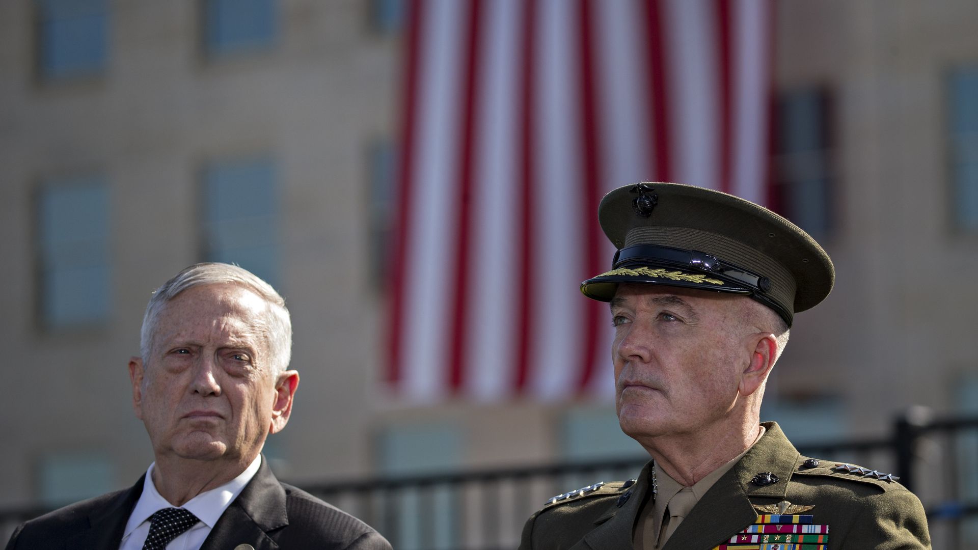 SecDef Jim Mattis and Gen. Joseph Dunford.