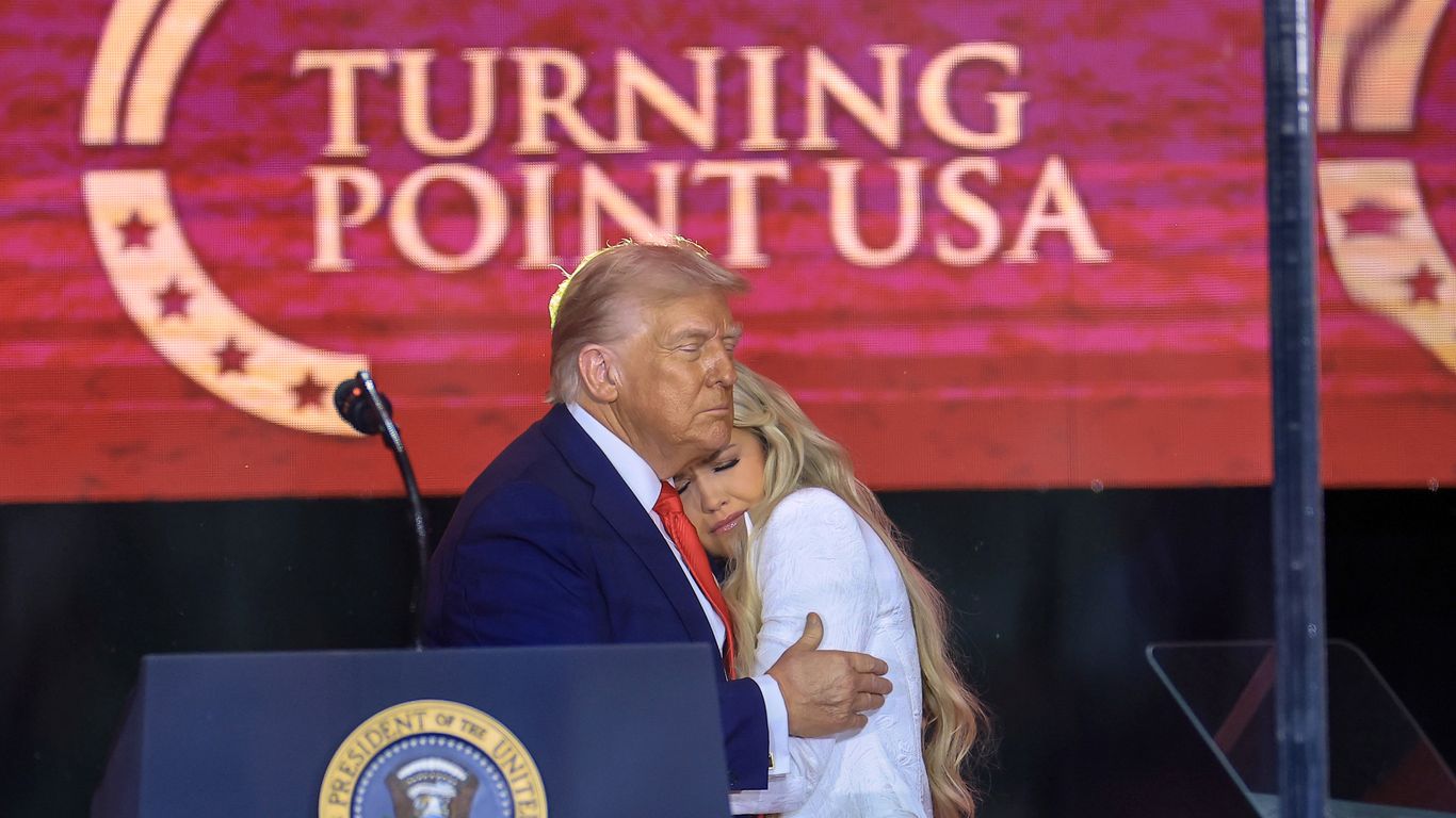 Erika Kirk at memorial: All Charlie built will be greater through his  memory - Axios Phoenix