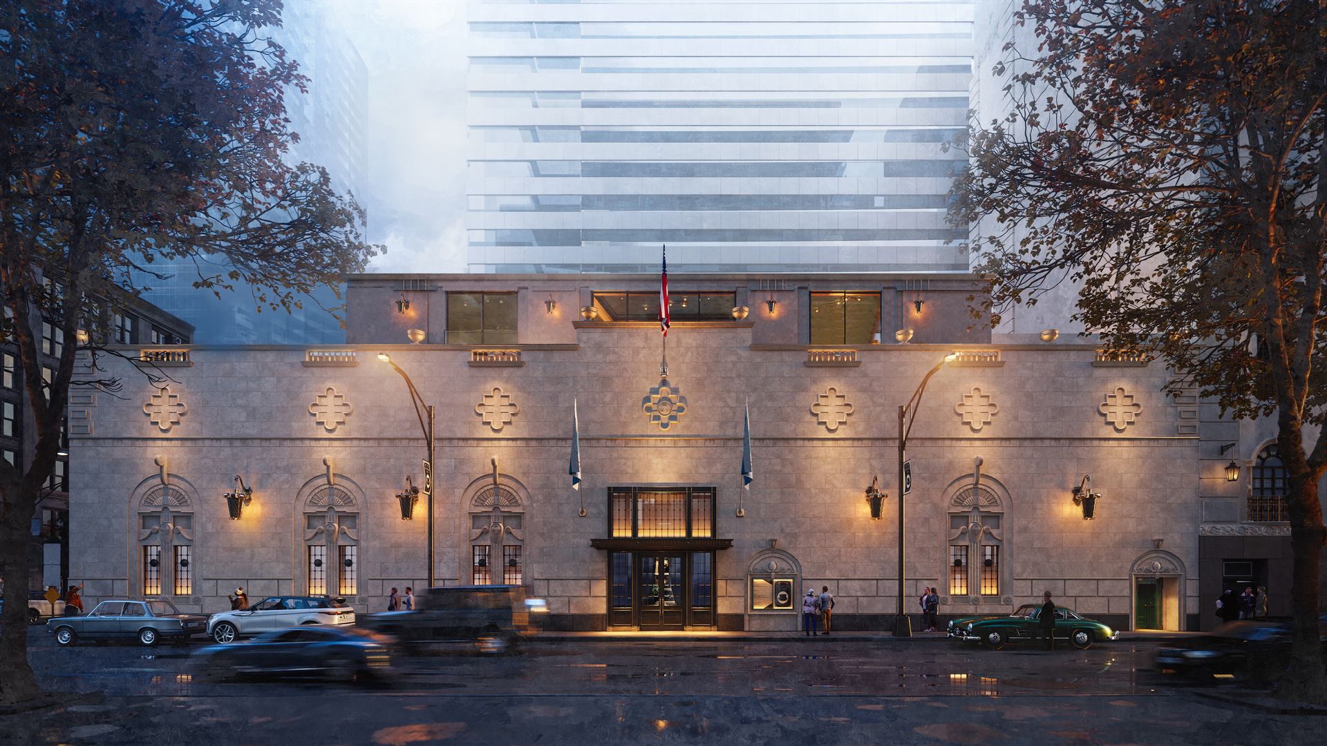 rendering of the hand & eye magic venue